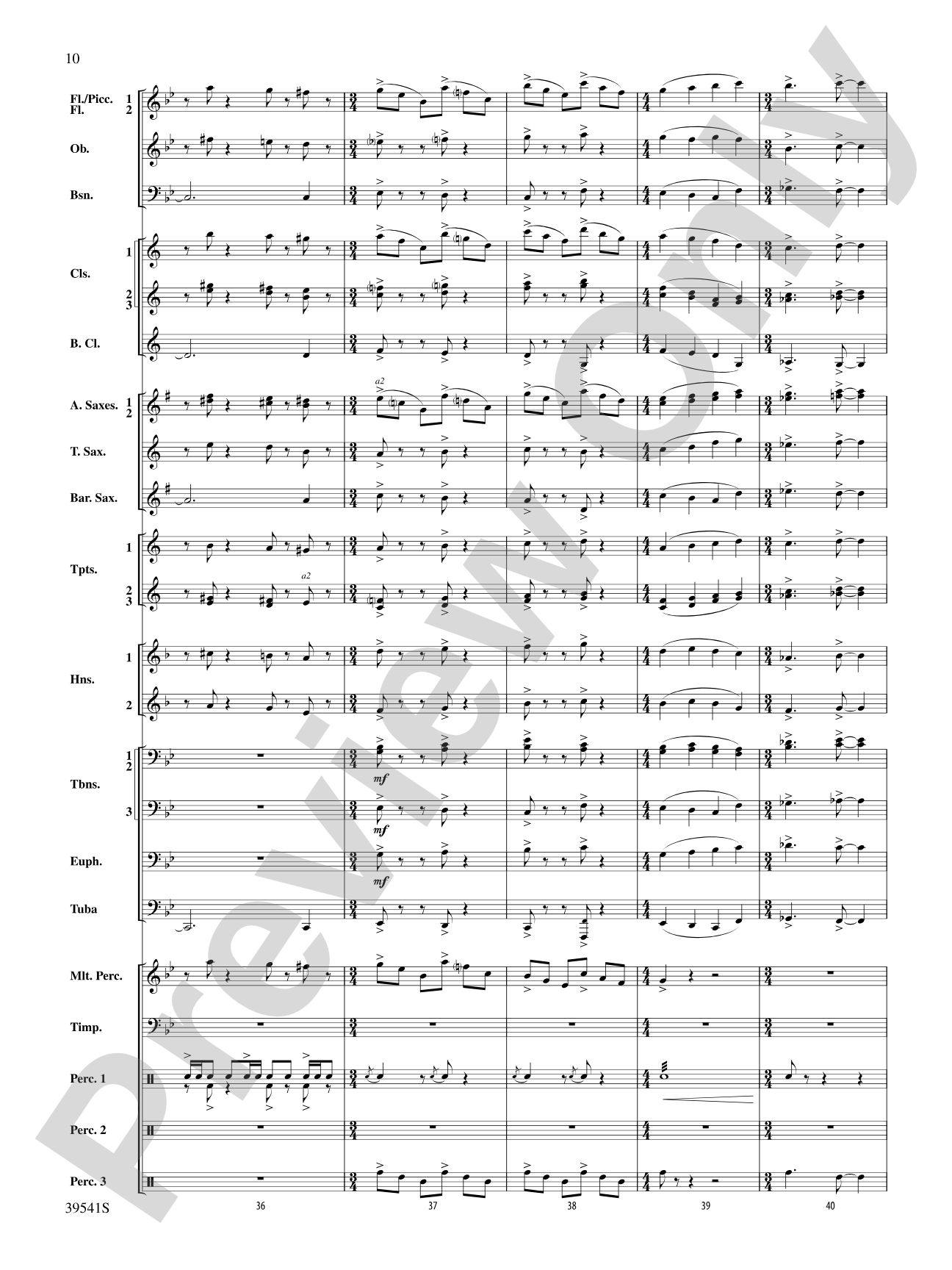 DeSalvo: Concert Band Conductor Score & Parts