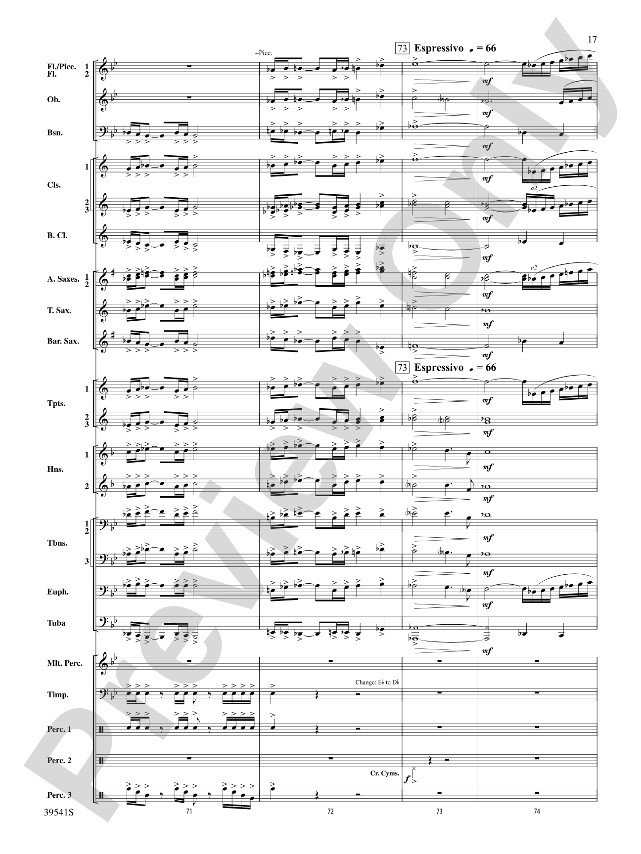 DeSalvo: Concert Band Conductor Score & Parts
