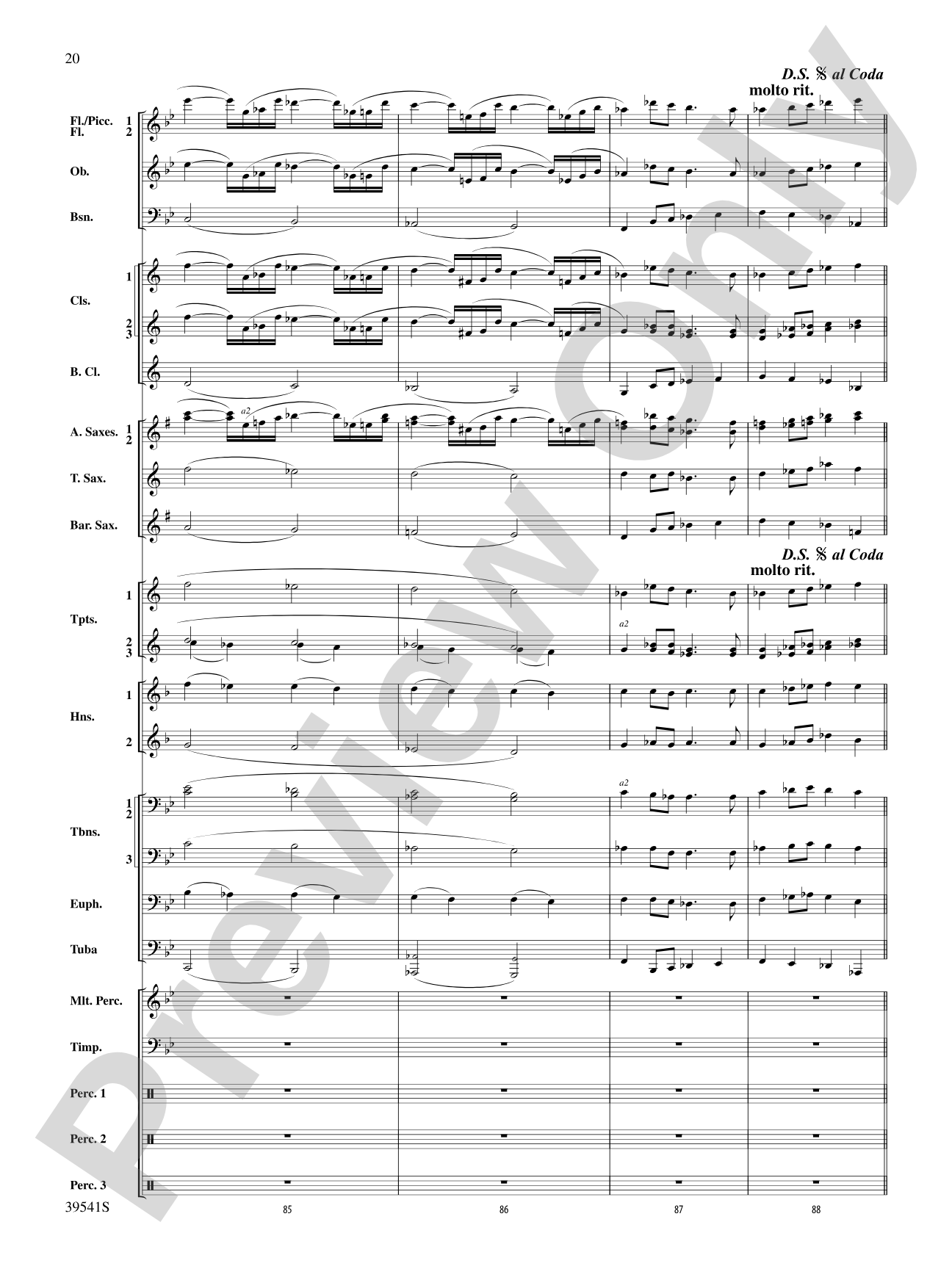 DeSalvo: Concert Band Conductor Score & Parts