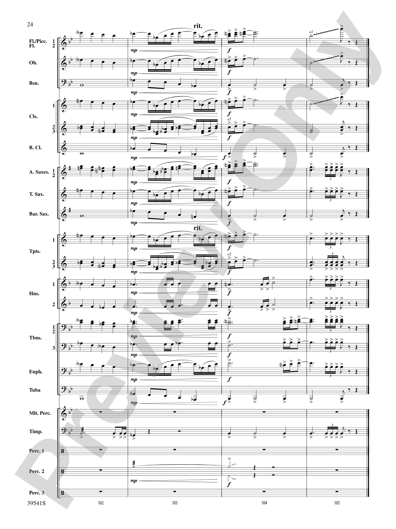 DeSalvo: Concert Band Conductor Score & Parts