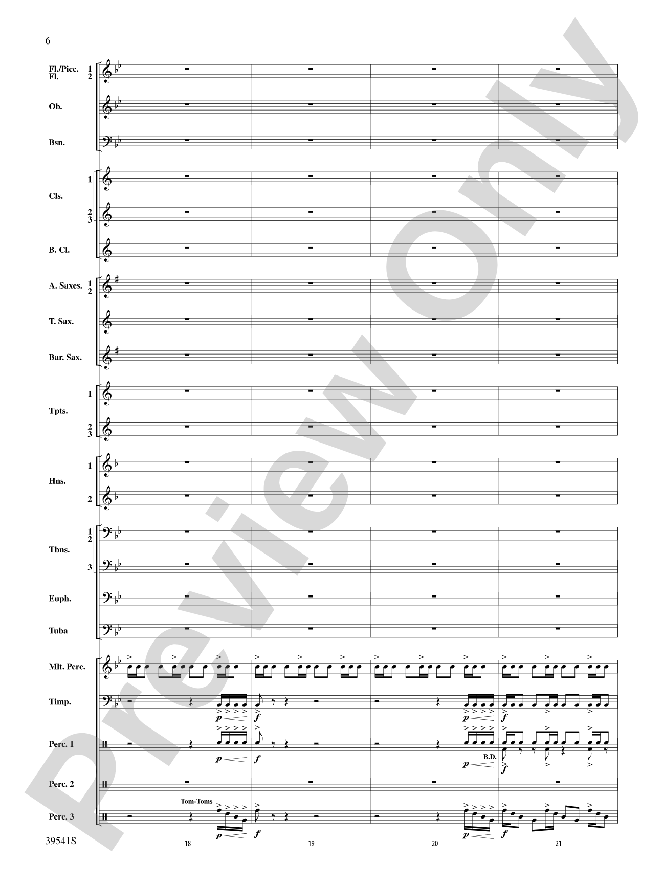 DeSalvo: Concert Band Conductor Score & Parts