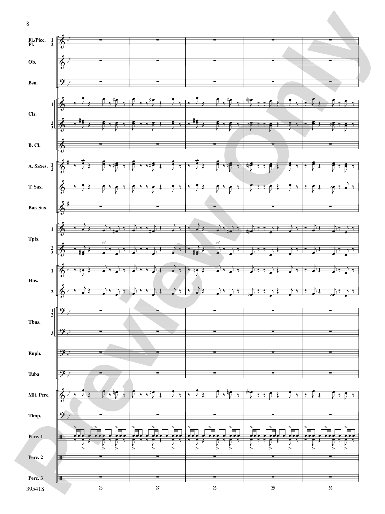 DeSalvo: Concert Band Conductor Score & Parts