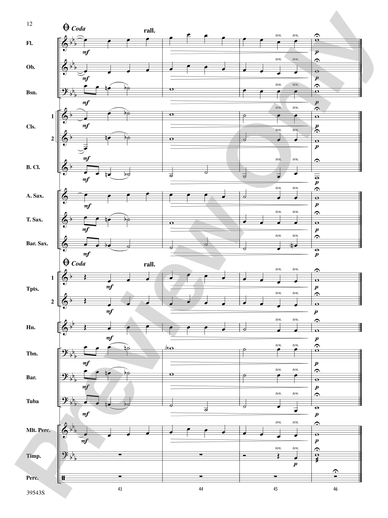 Londonderry Air: Score