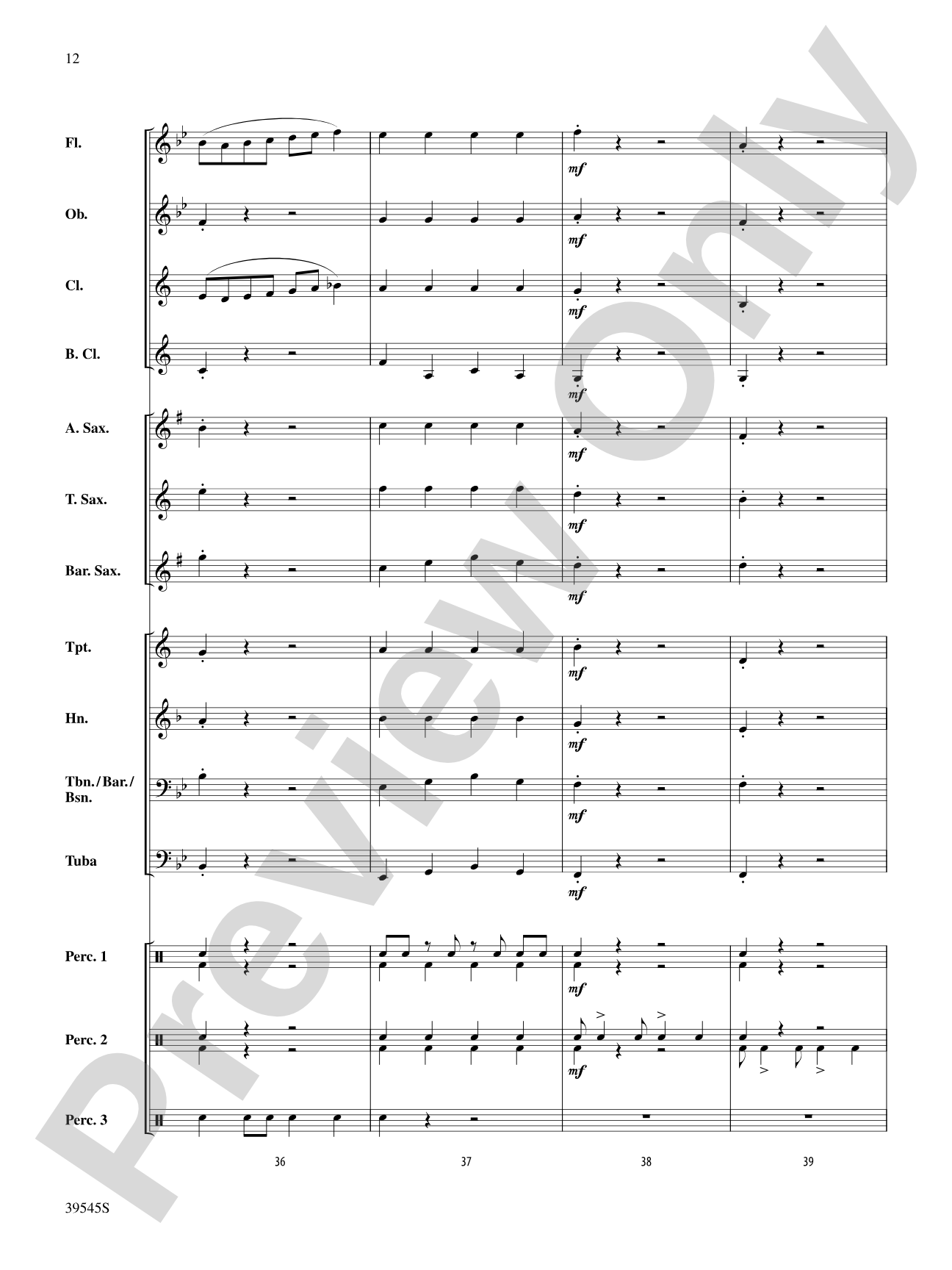 Li'l Liza Jane: Concert Band Conductor Score & Parts