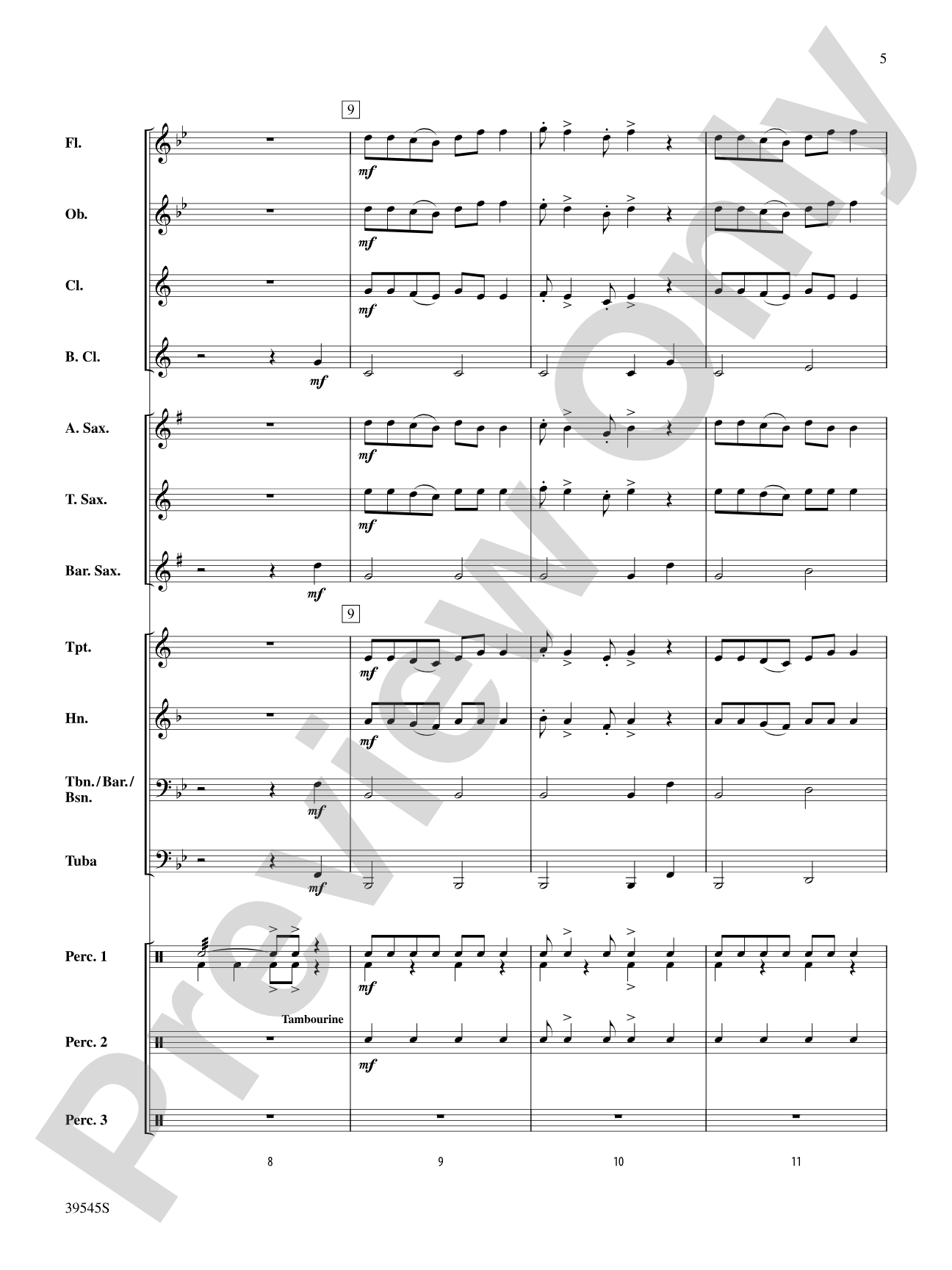 Li'l Liza Jane: Concert Band Conductor Score & Parts