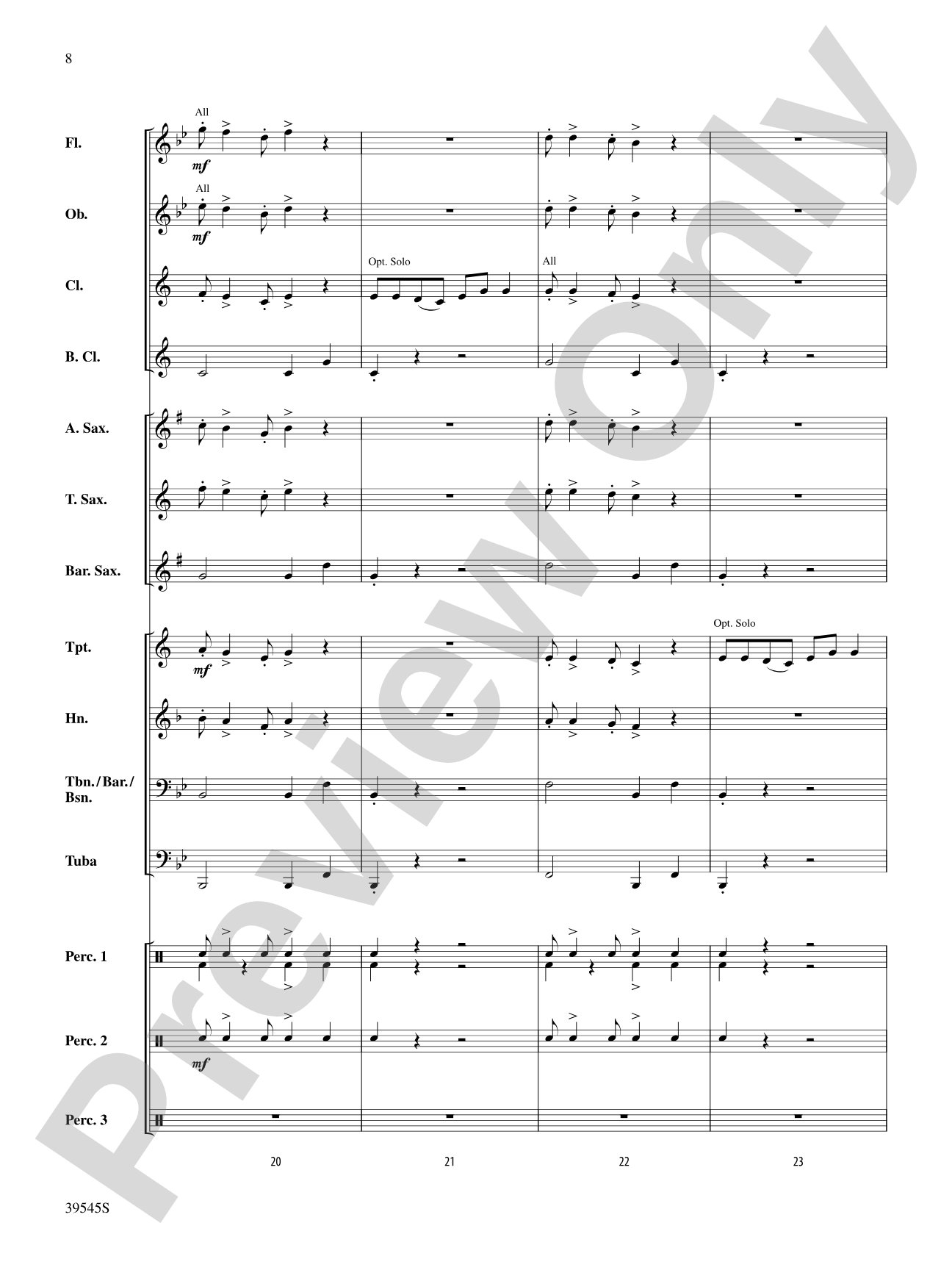 Li'l Liza Jane: Concert Band Conductor Score & Parts