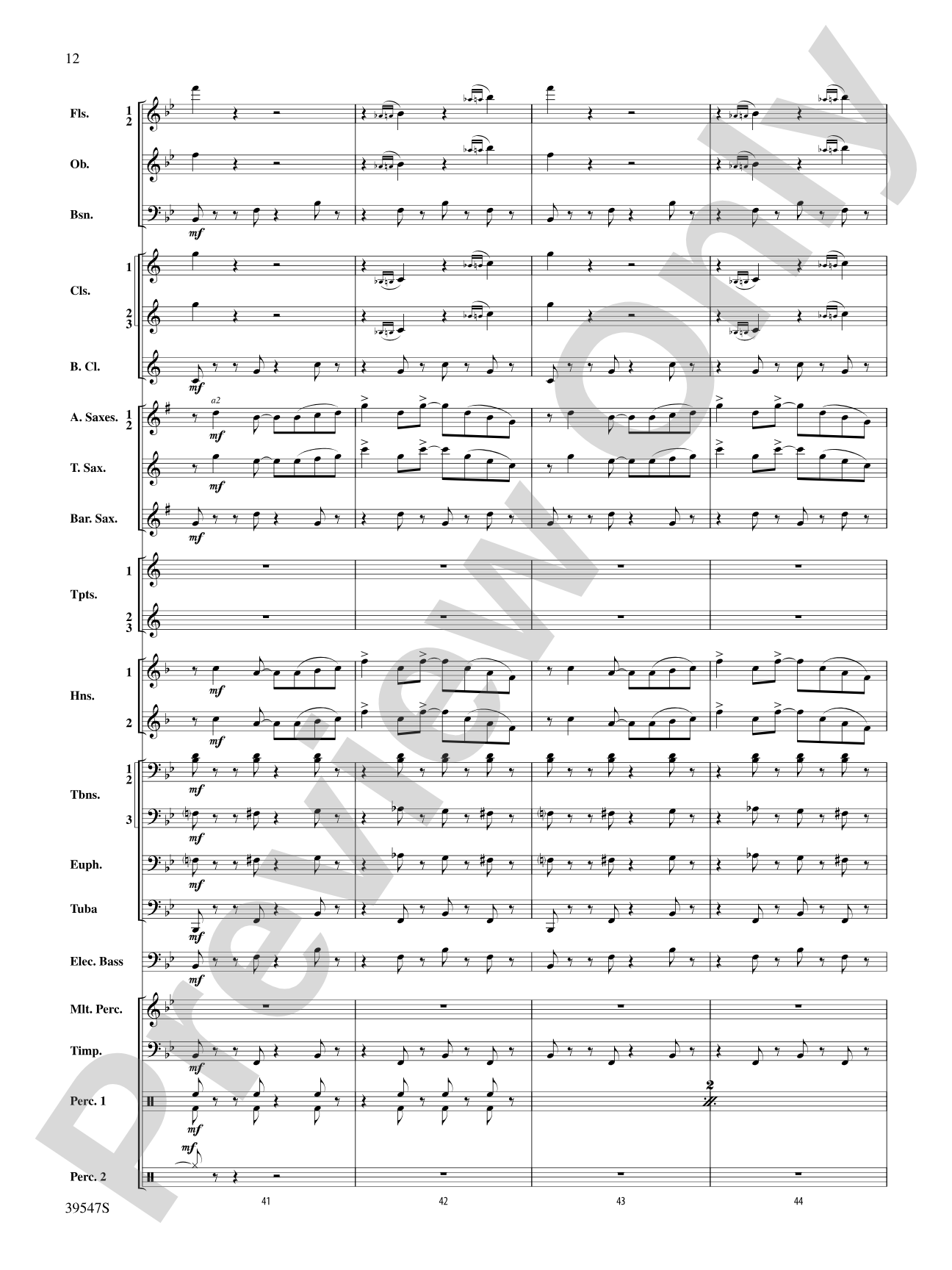 Mash-Up – Vol. 2: Concert Band Conductor Score & Parts