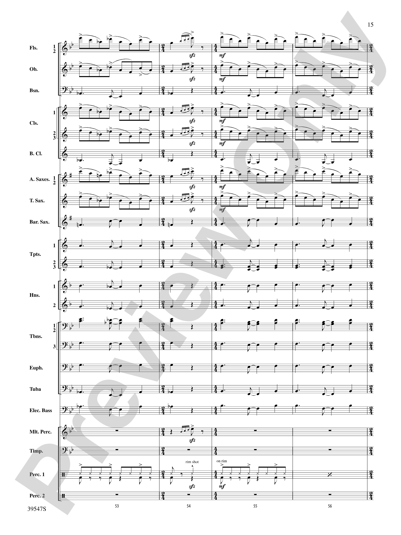 Mash-Up – Vol. 2: Concert Band Conductor Score & Parts