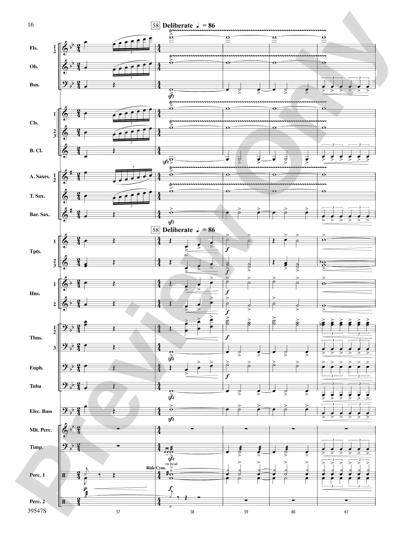 Mash-Up – Vol. 2: Concert Band Conductor Score & Parts