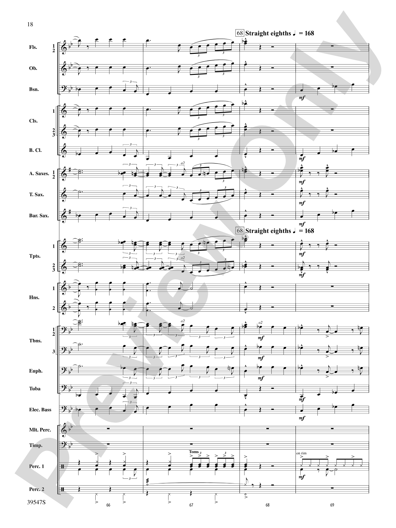 Mash-Up – Vol. 2: Concert Band Conductor Score & Parts