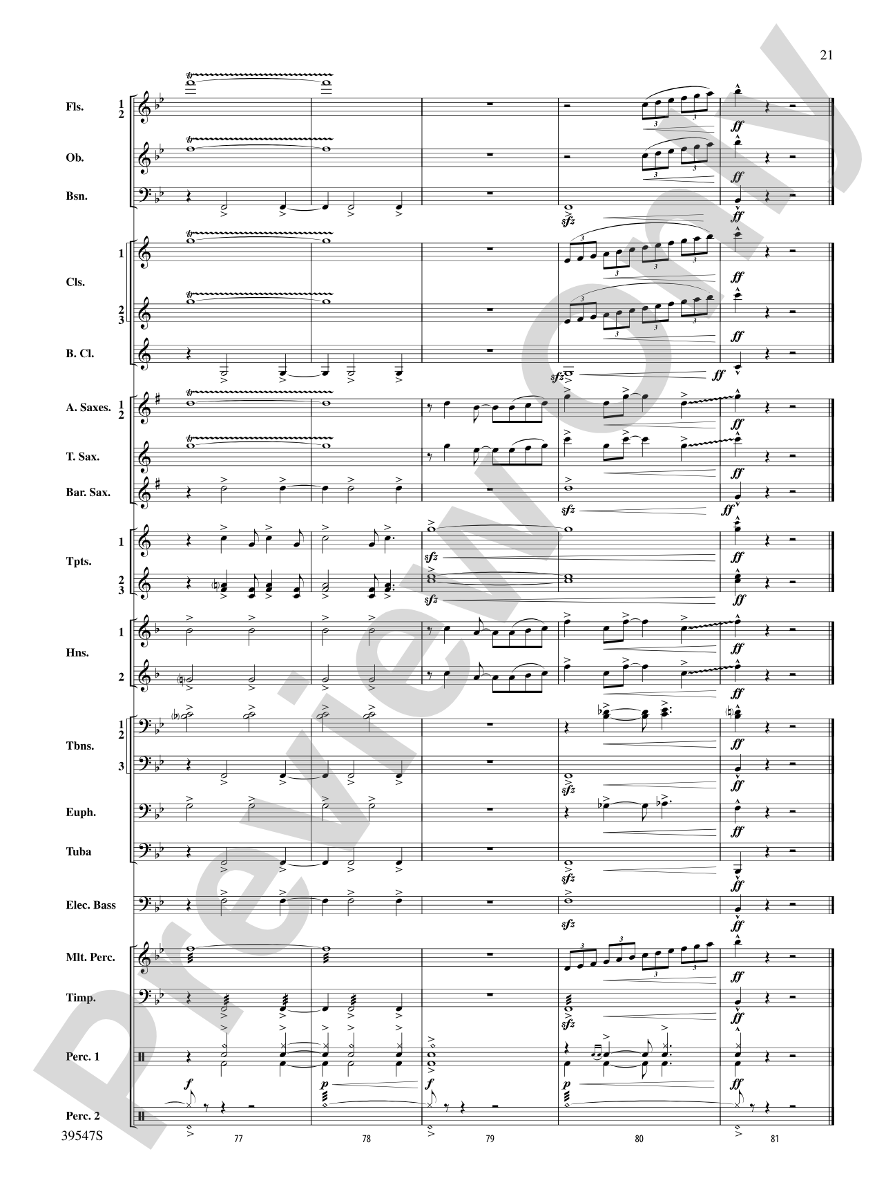 Mash-Up – Vol. 2: Concert Band Conductor Score & Parts