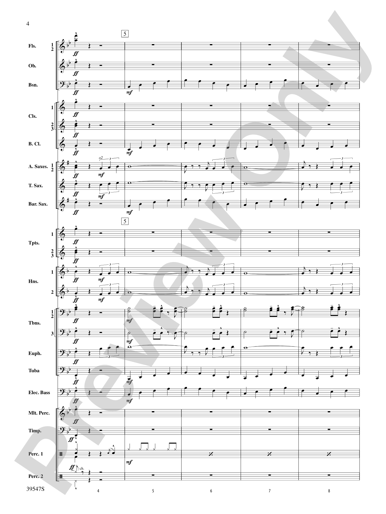 Mash-Up – Vol. 2: Concert Band Conductor Score & Parts