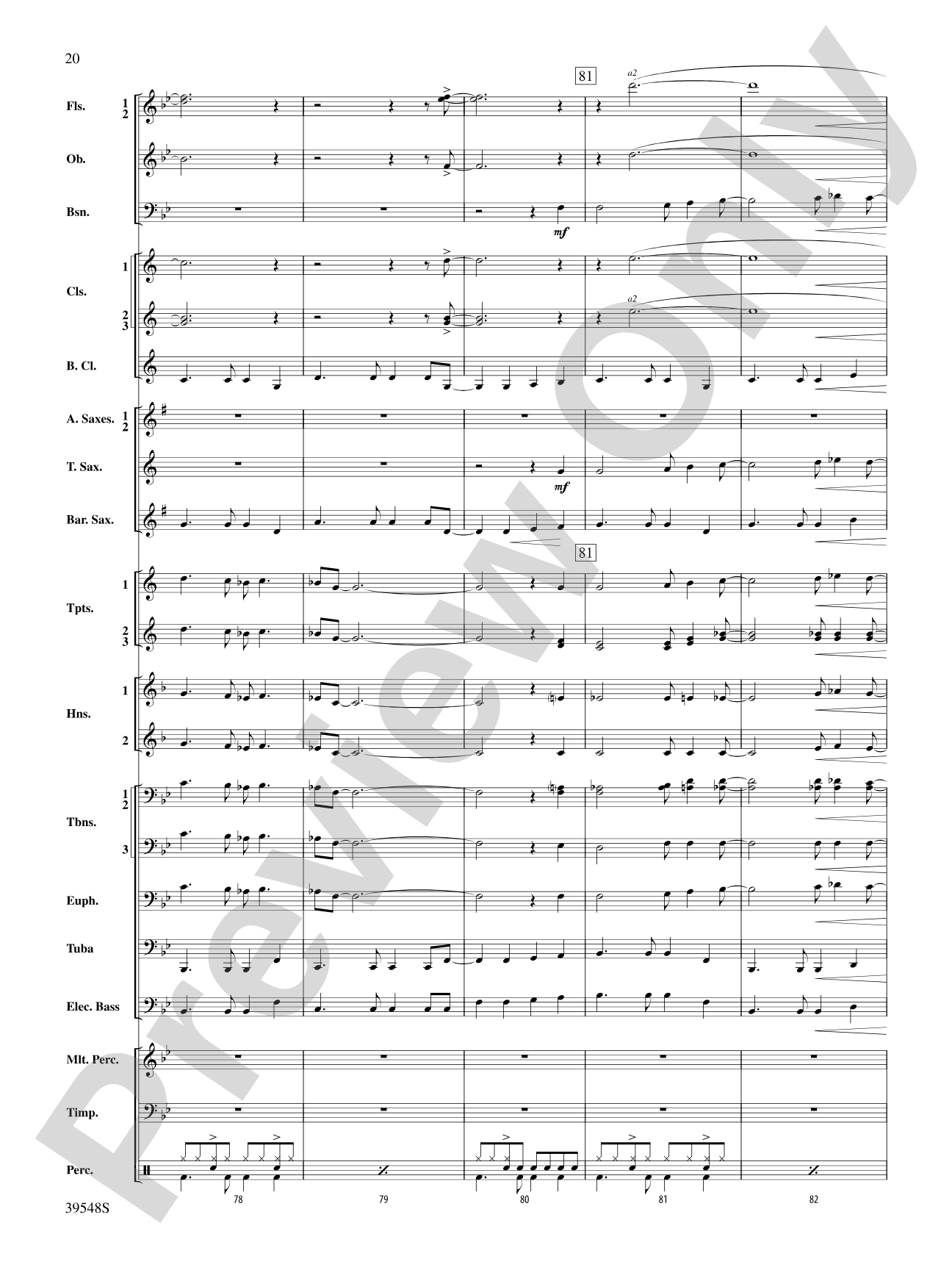 The Beatles Remembered: Concert Band Conductor Score & Parts