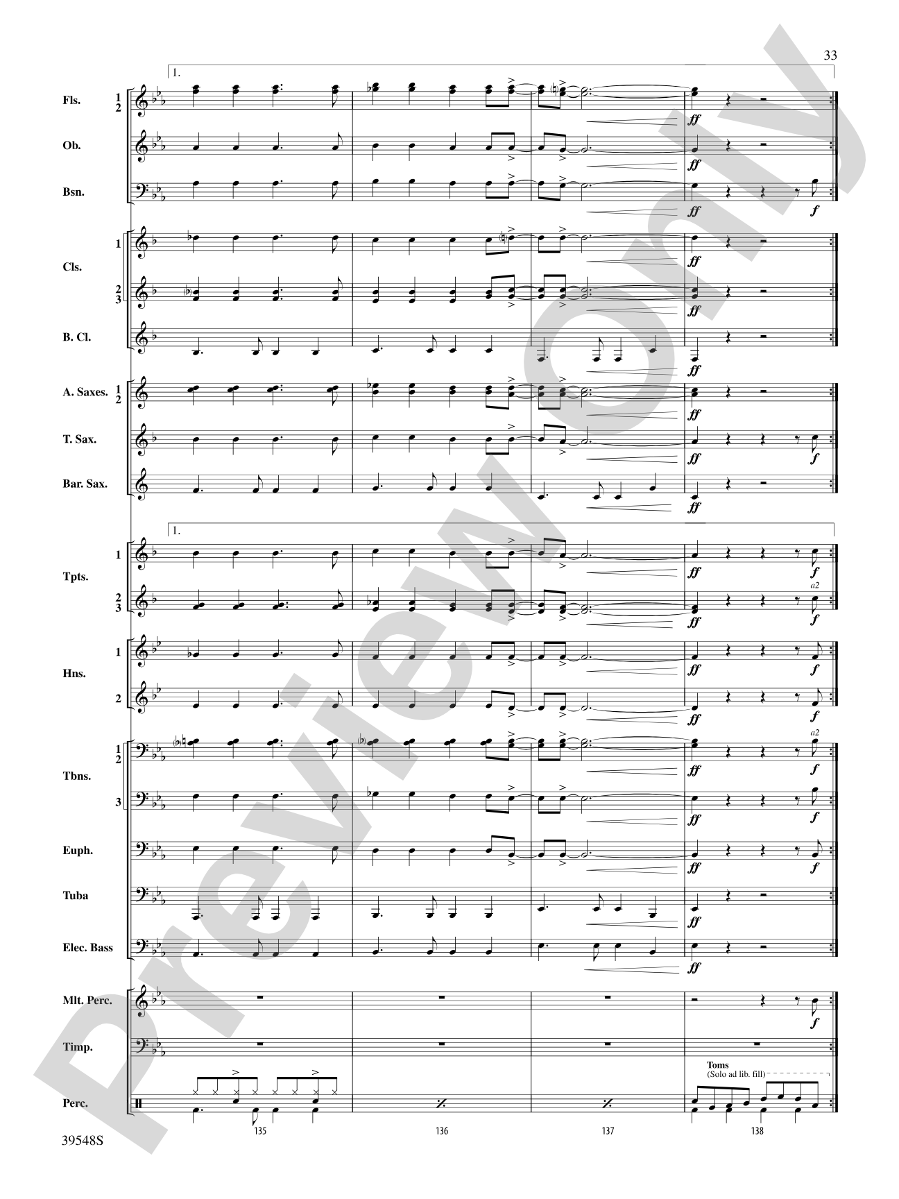 The Beatles Remembered: Concert Band Conductor Score & Parts