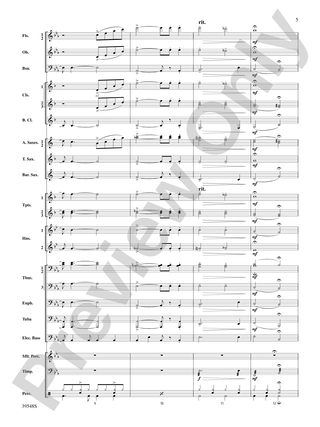 The Beatles Remembered: Concert Band Conductor Score & Parts