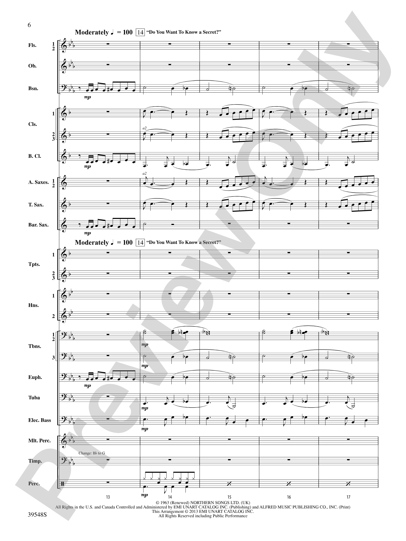The Beatles Remembered: Concert Band Conductor Score & Parts