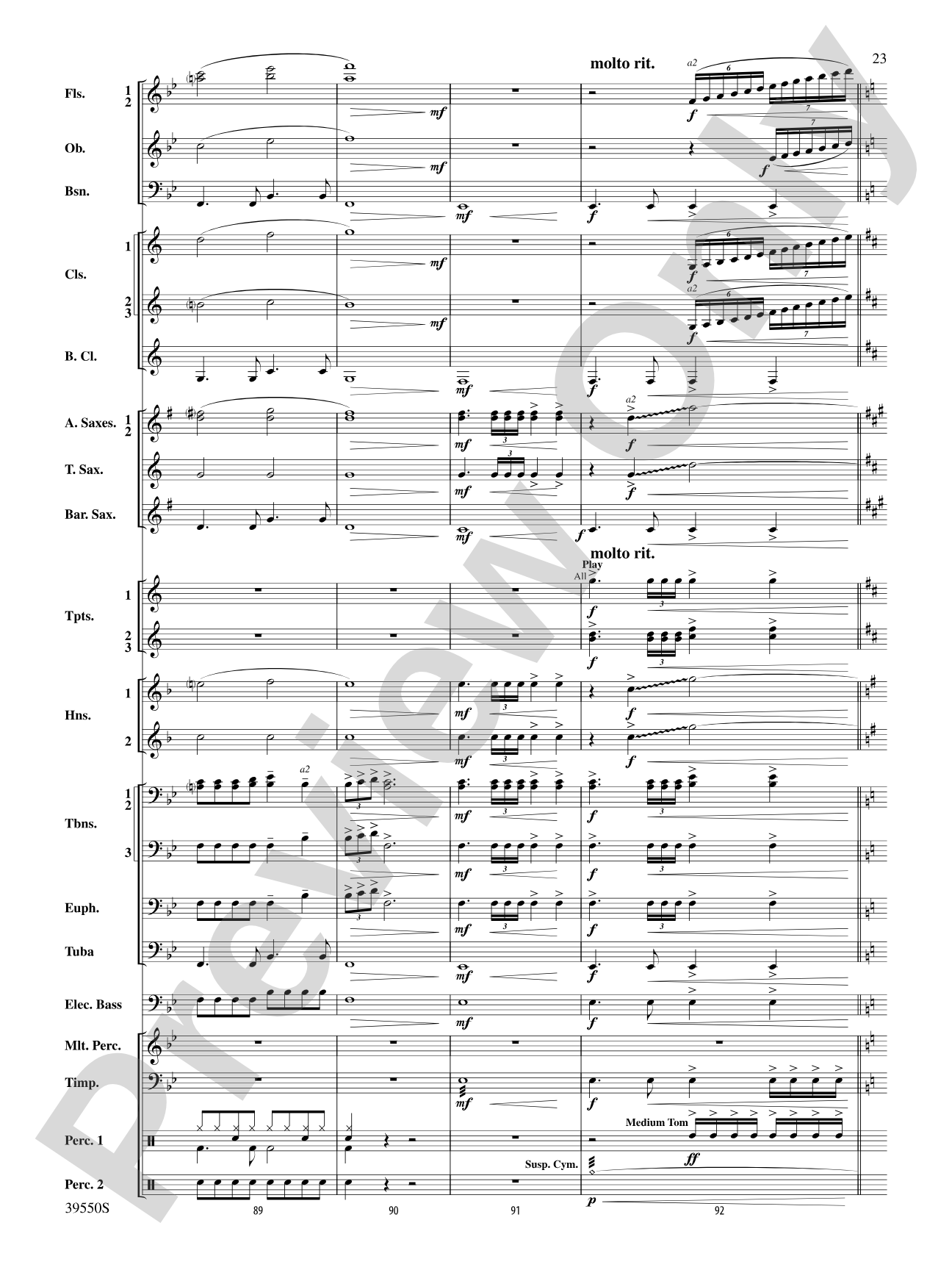 The Rolling Stones on Tour: Concert Band Conductor Score & Parts