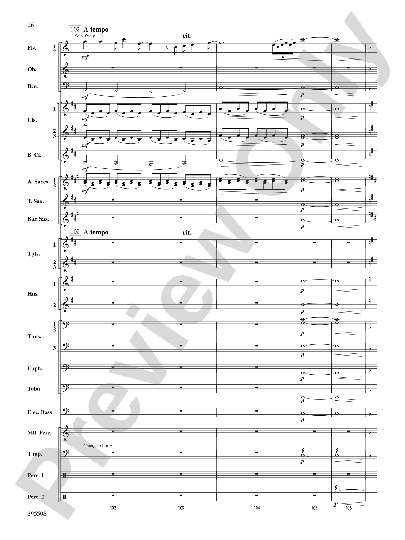 The Rolling Stones on Tour: Concert Band Conductor Score & Parts