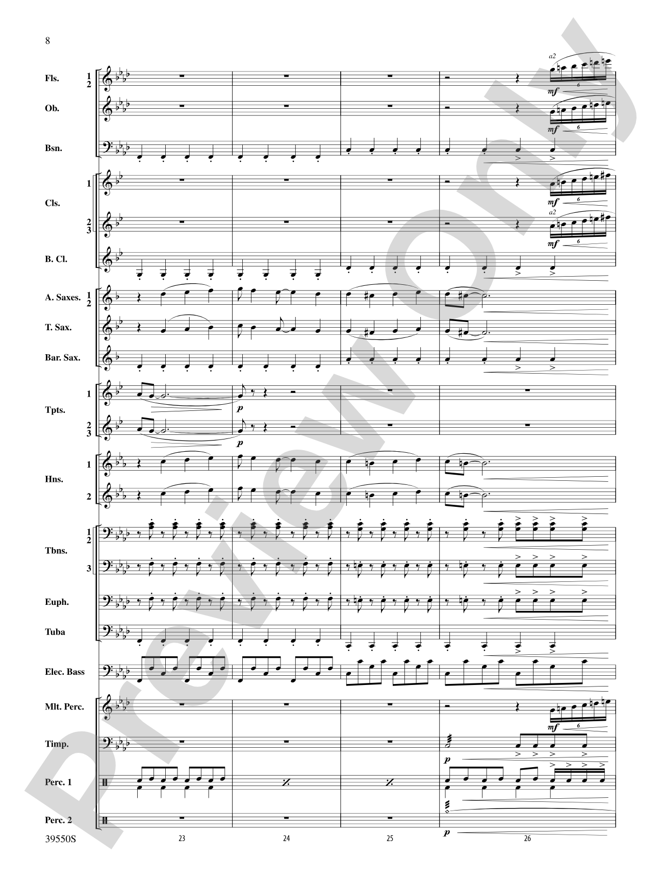 The Rolling Stones on Tour: Concert Band Conductor Score & Parts