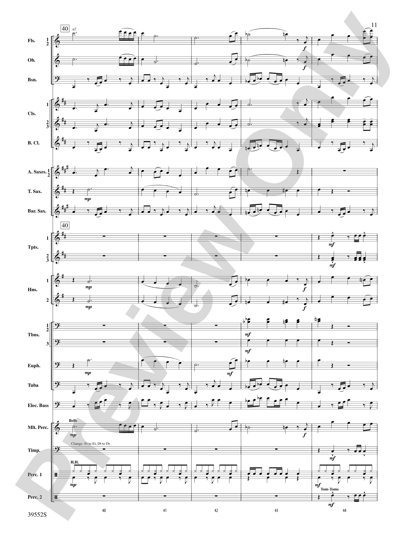 Dallas (Main Title): Score