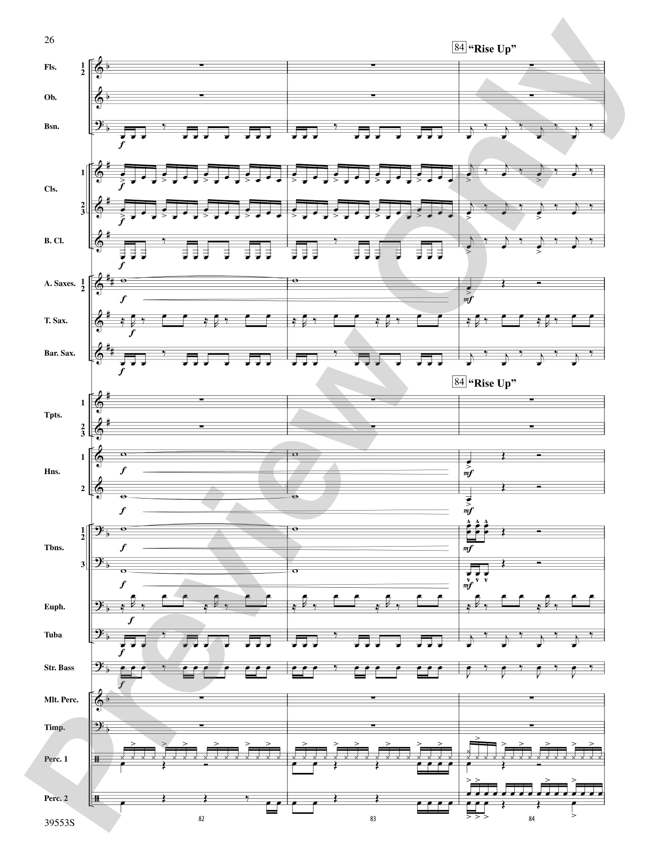 Batman: The Dark Knight Rises: Concert Band Conductor Score & Parts