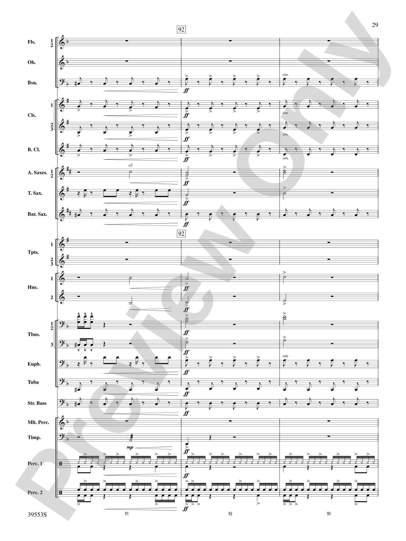 Batman: The Dark Knight Rises: Concert Band Conductor Score & Parts