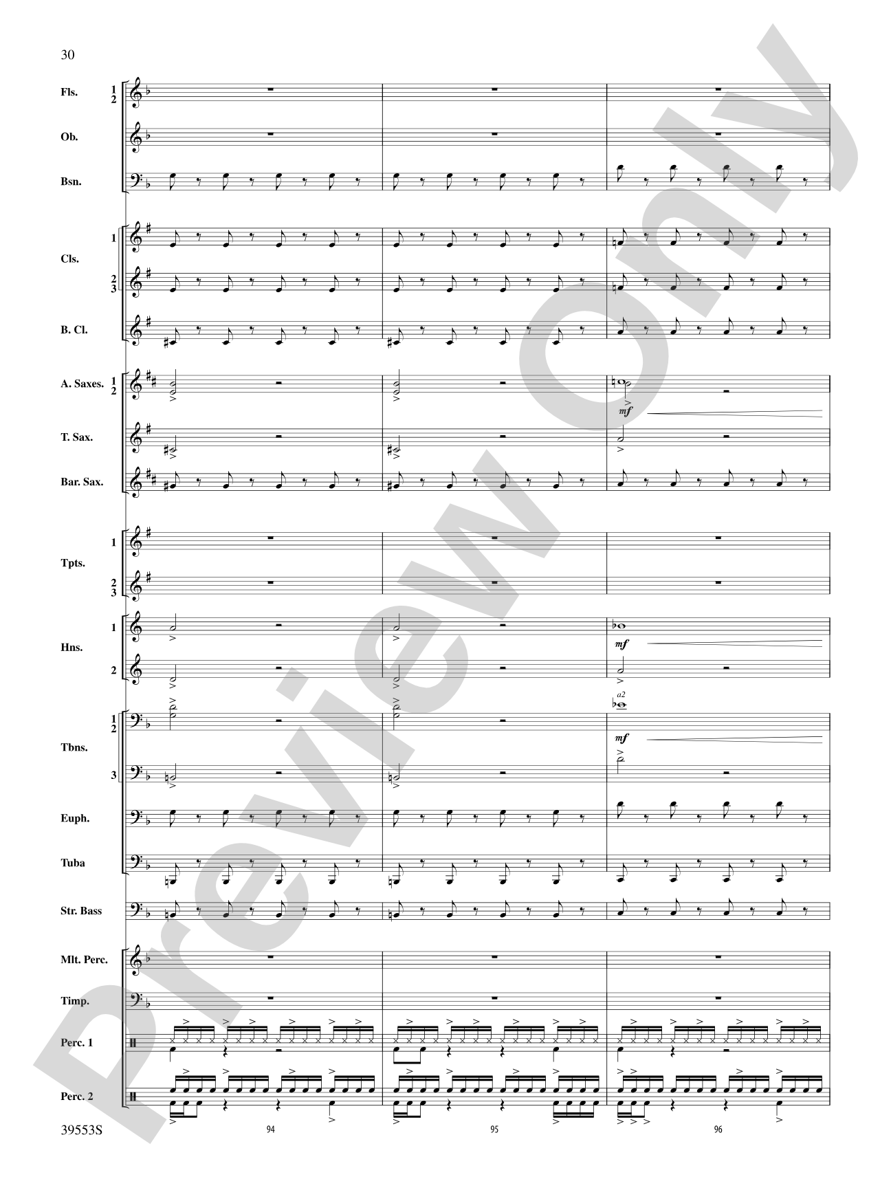 Batman: The Dark Knight Rises: Concert Band Conductor Score & Parts