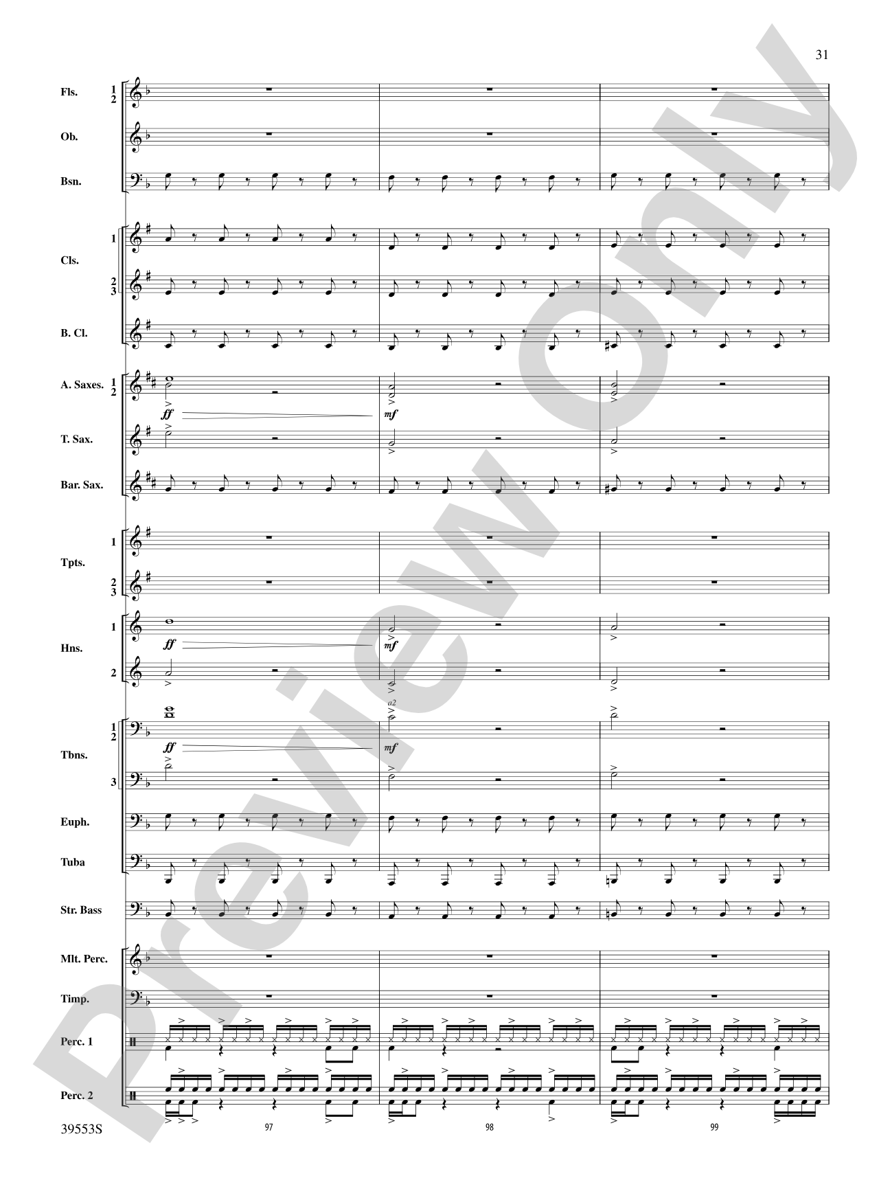 Batman: The Dark Knight Rises: Concert Band Conductor Score & Parts