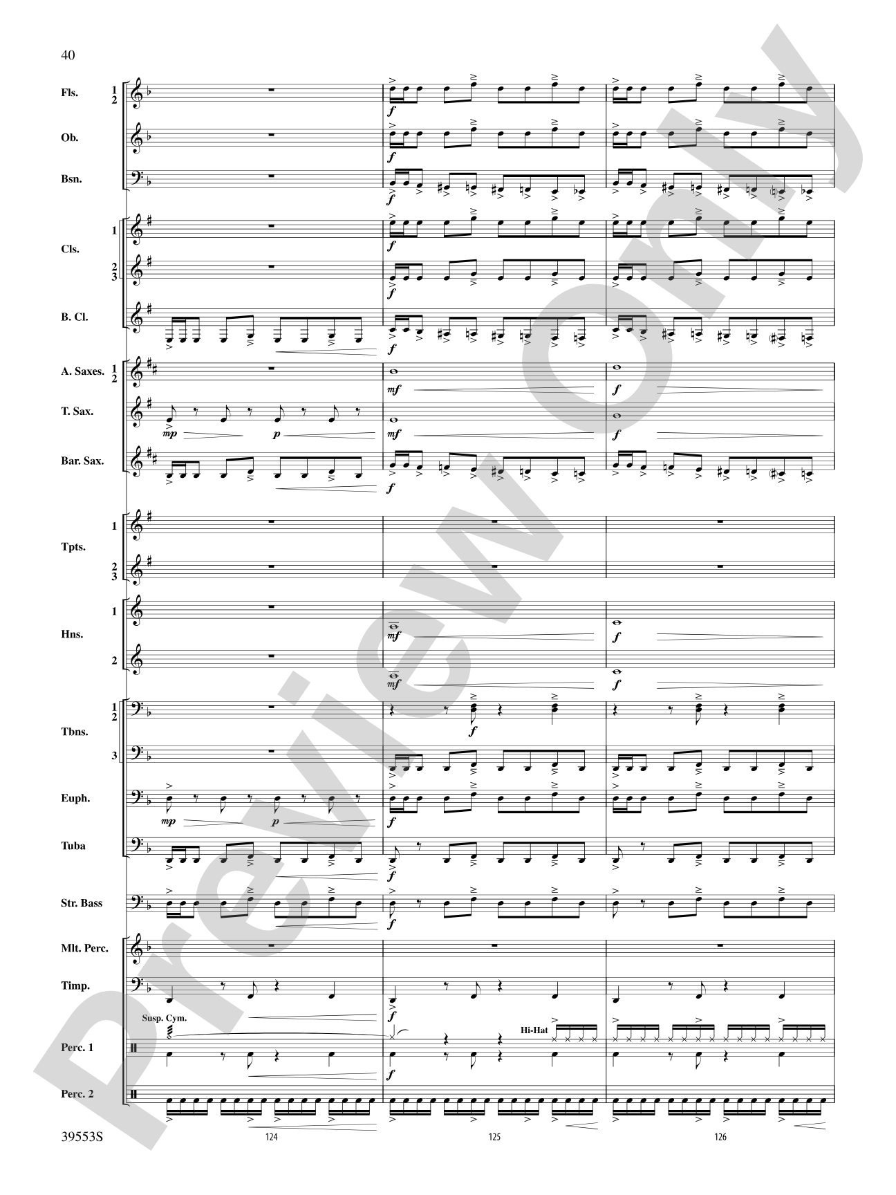 Batman: The Dark Knight Rises: Concert Band Conductor Score & Parts
