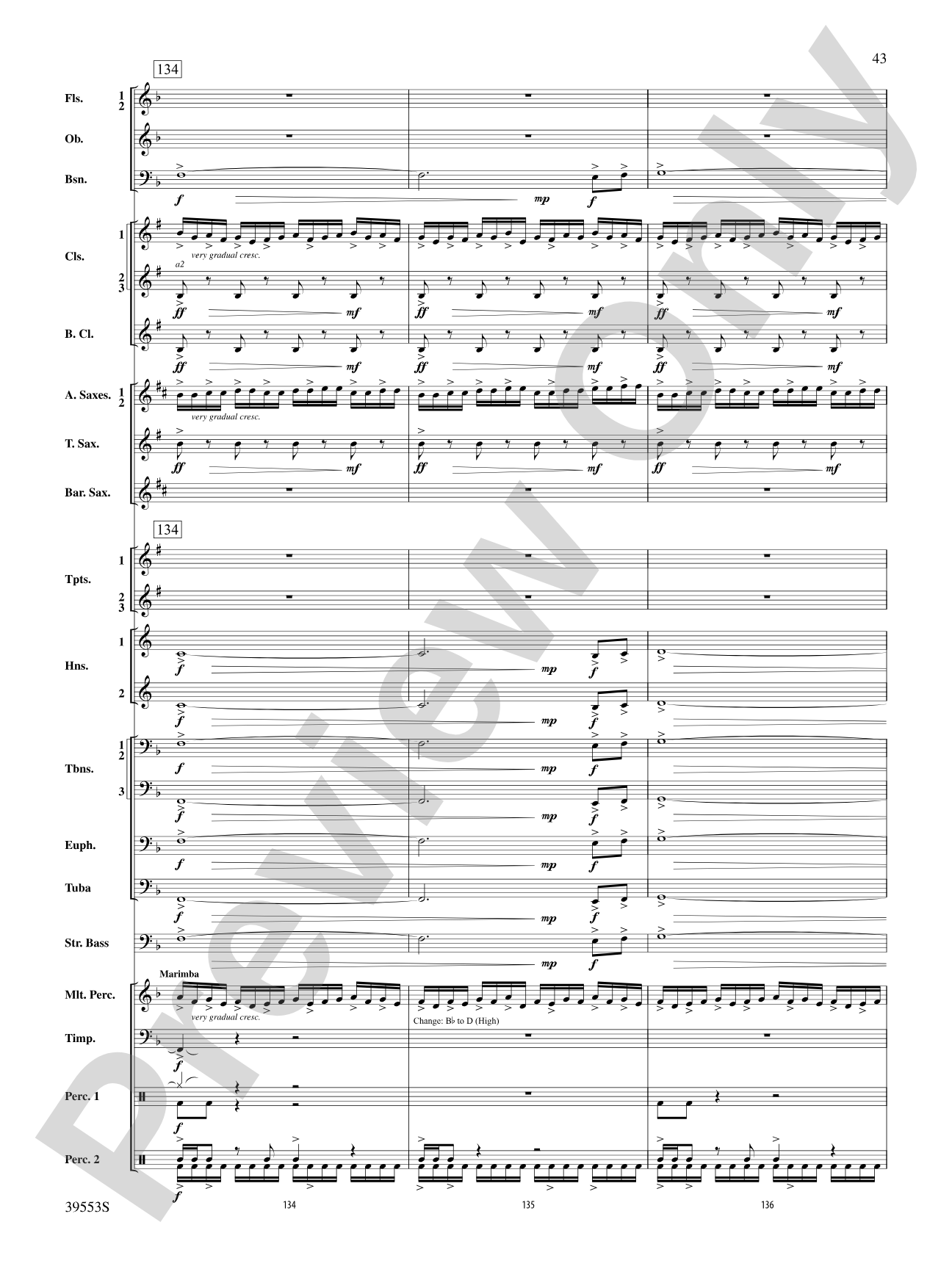 Batman: The Dark Knight Rises: Concert Band Conductor Score & Parts