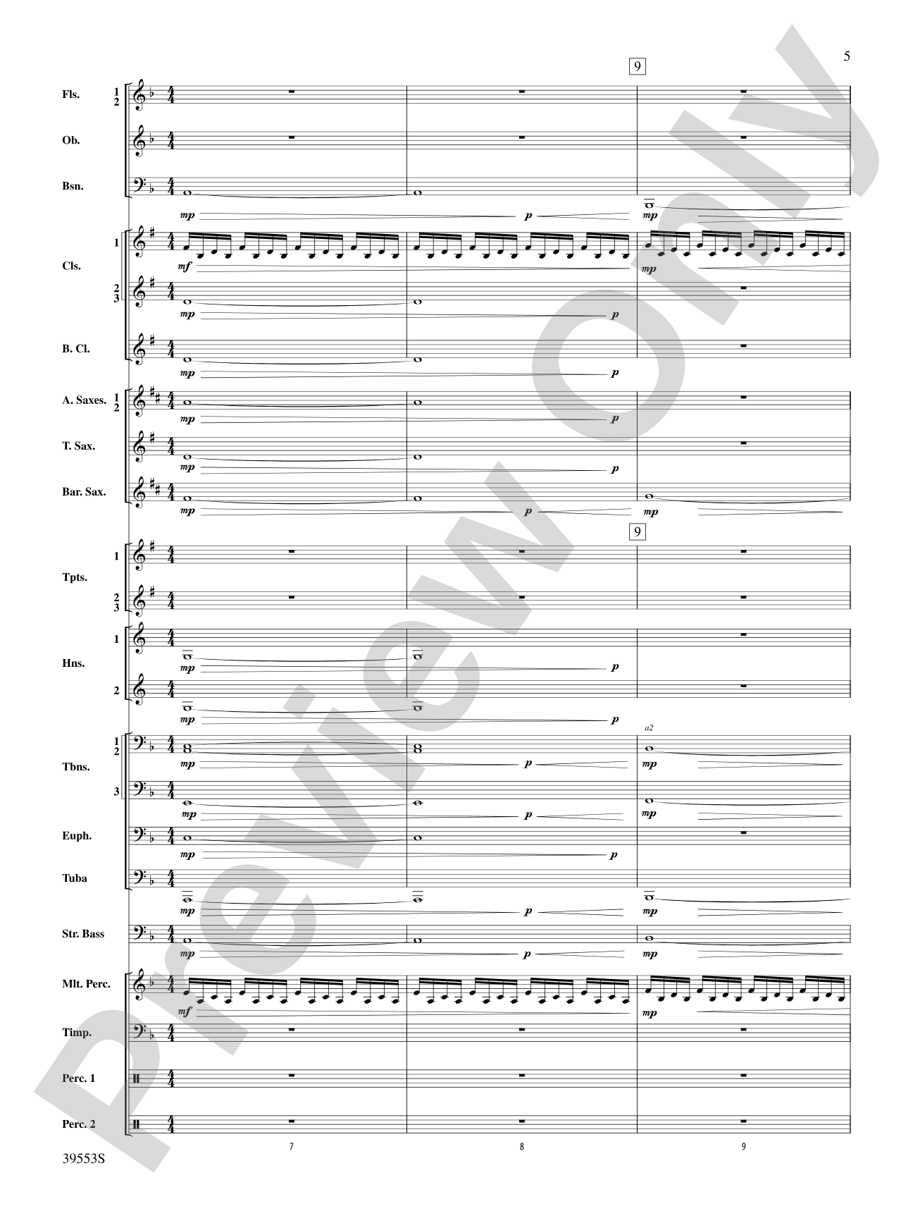 Batman: The Dark Knight Rises: Concert Band Conductor Score & Parts