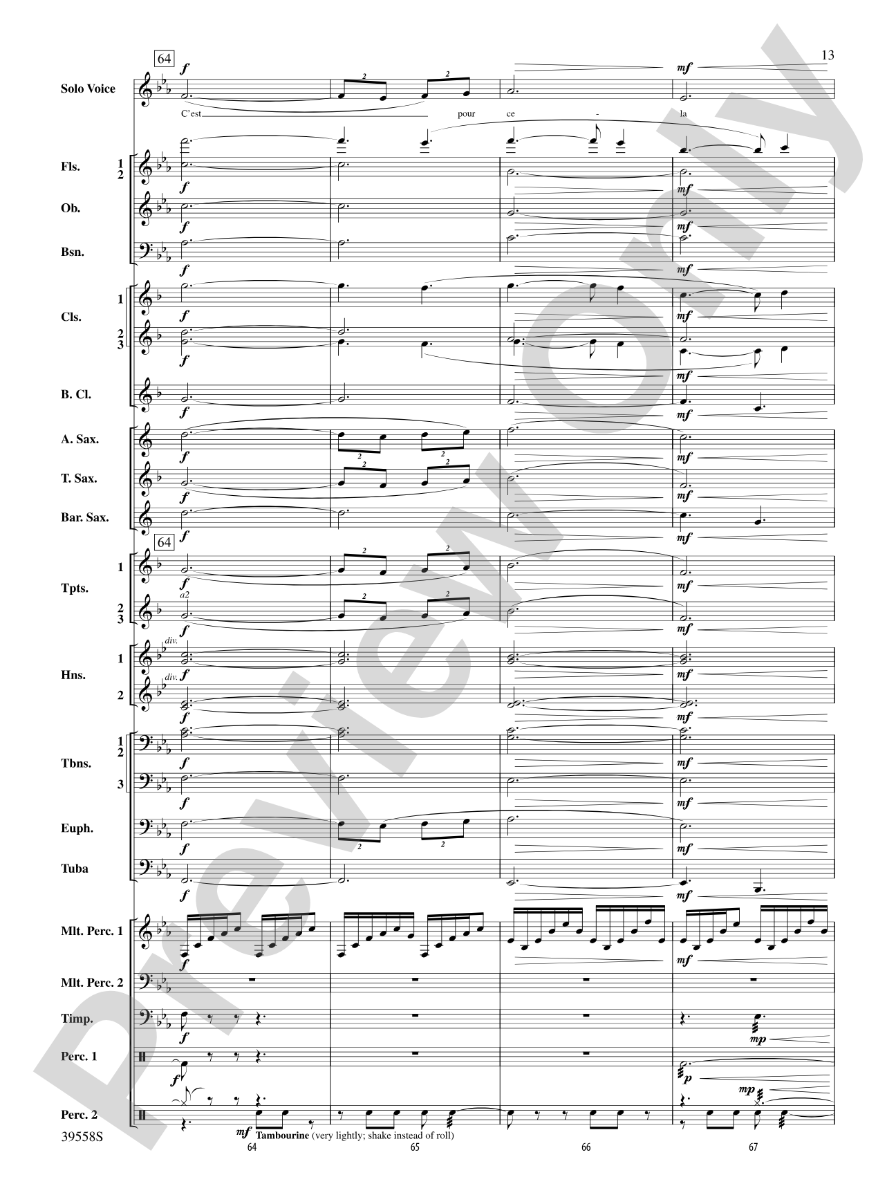 I Was Born for This: Concert Band Conductor Score & Parts