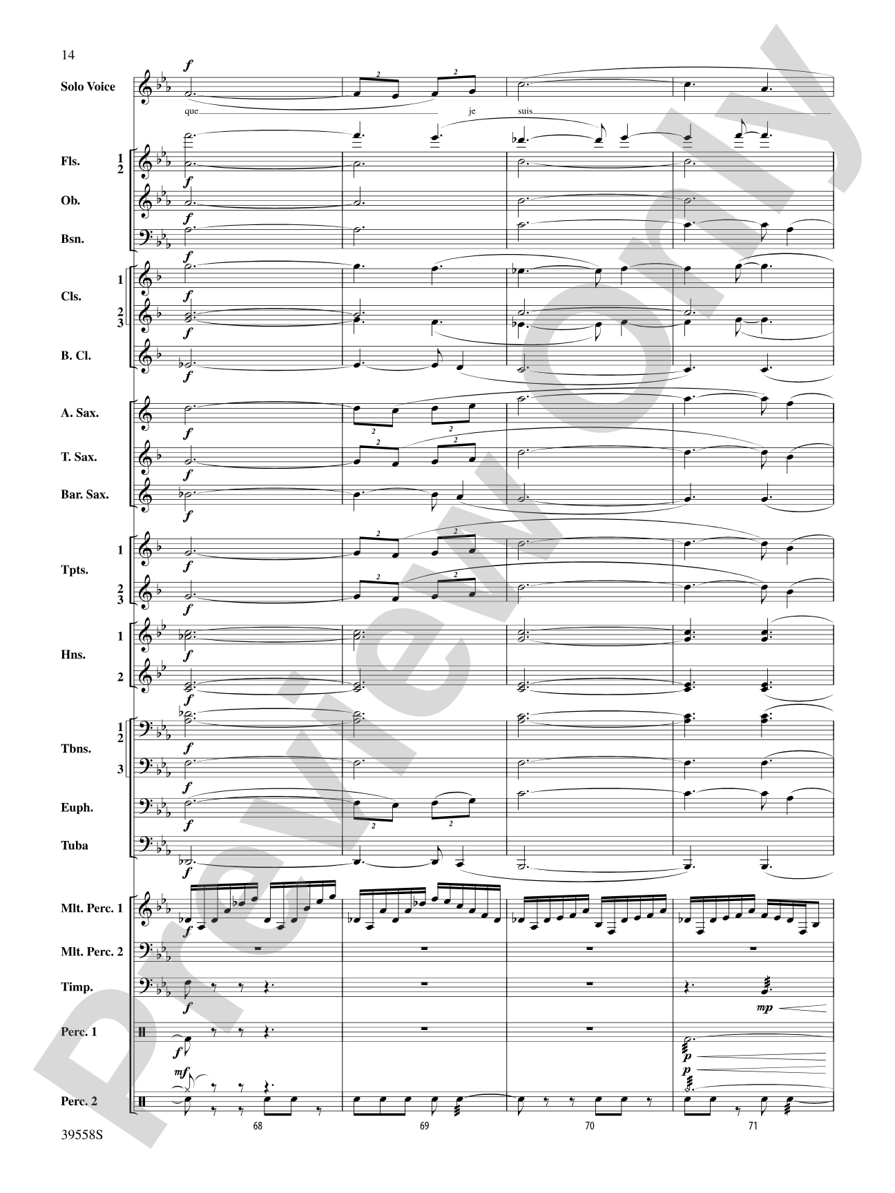 I Was Born for This: Concert Band Conductor Score & Parts
