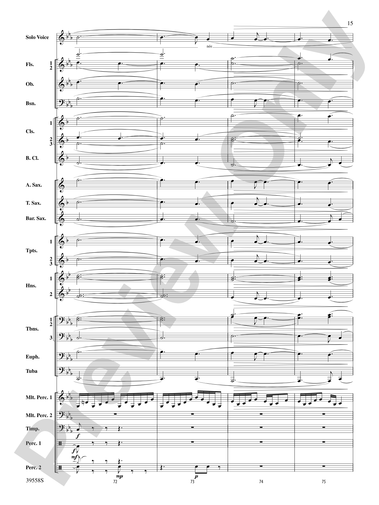 I Was Born for This: Concert Band Conductor Score & Parts