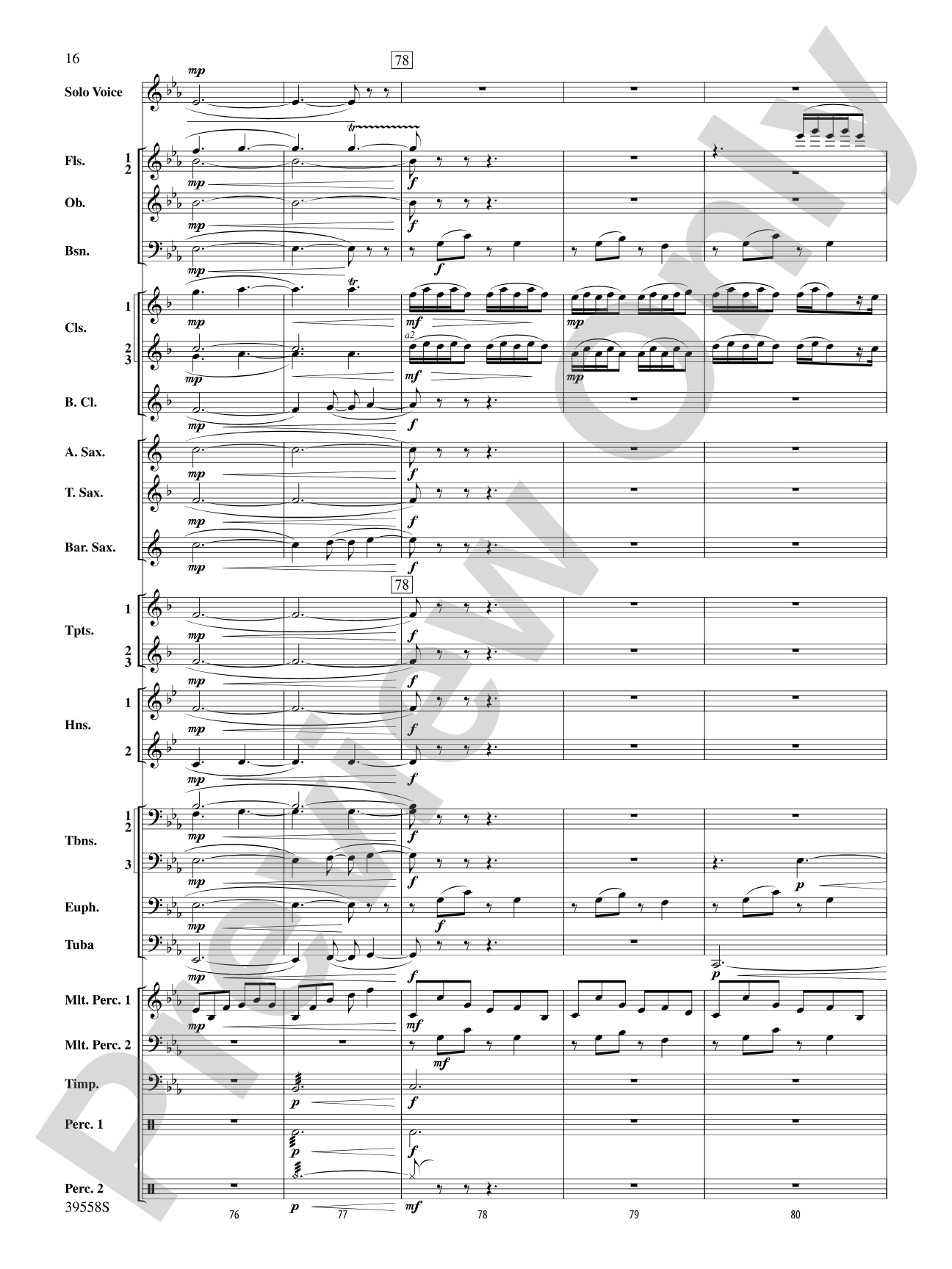 I Was Born for This: Concert Band Conductor Score & Parts