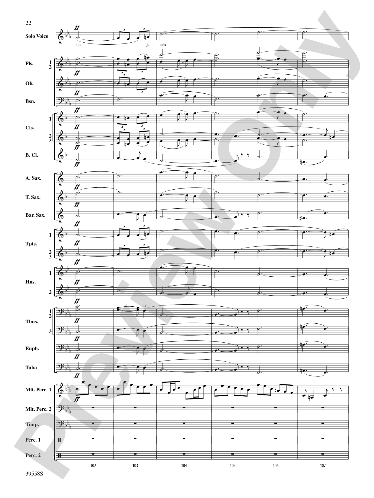 I Was Born for This: Concert Band Conductor Score & Parts