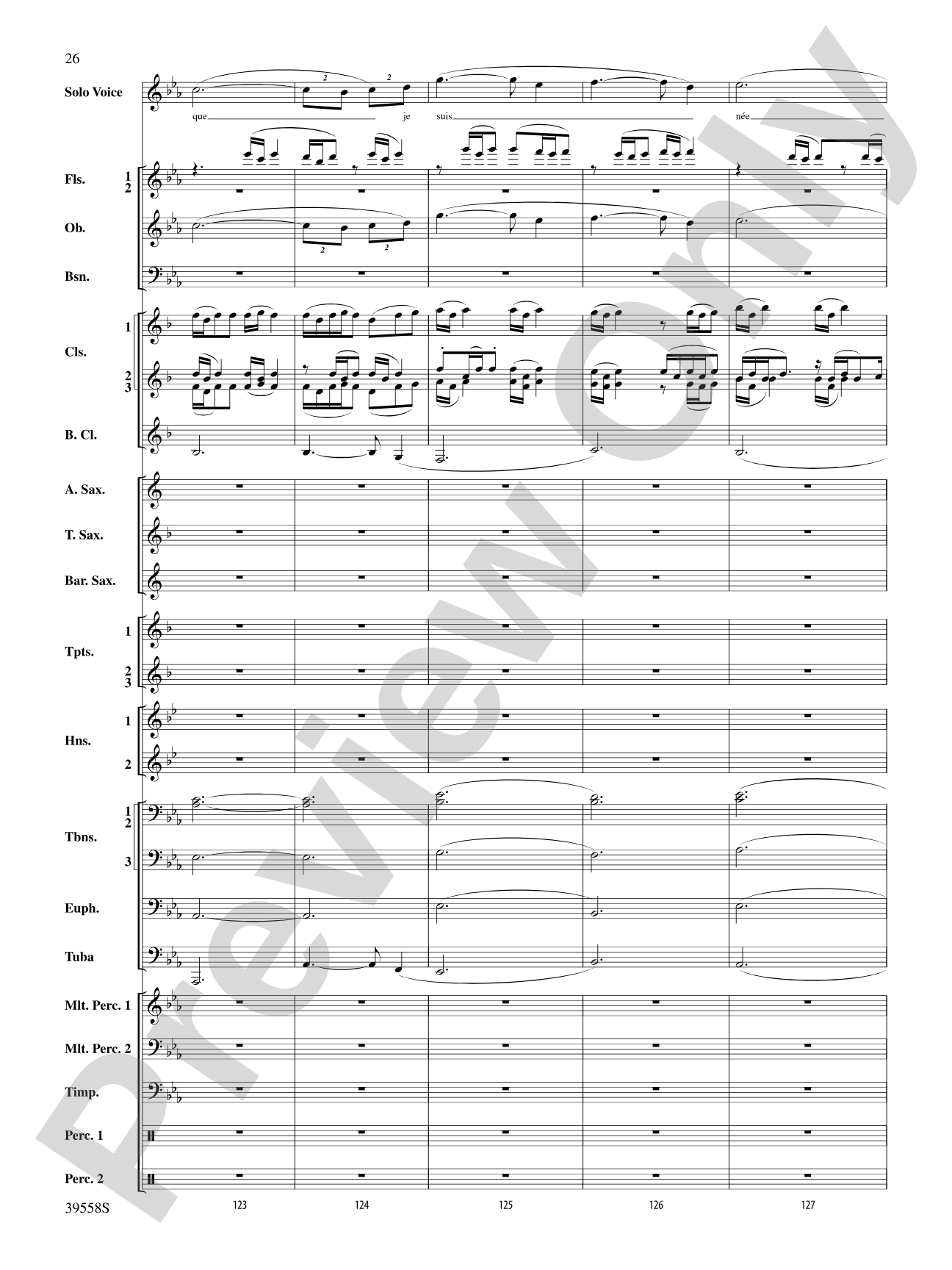 I Was Born for This: Concert Band Conductor Score & Parts