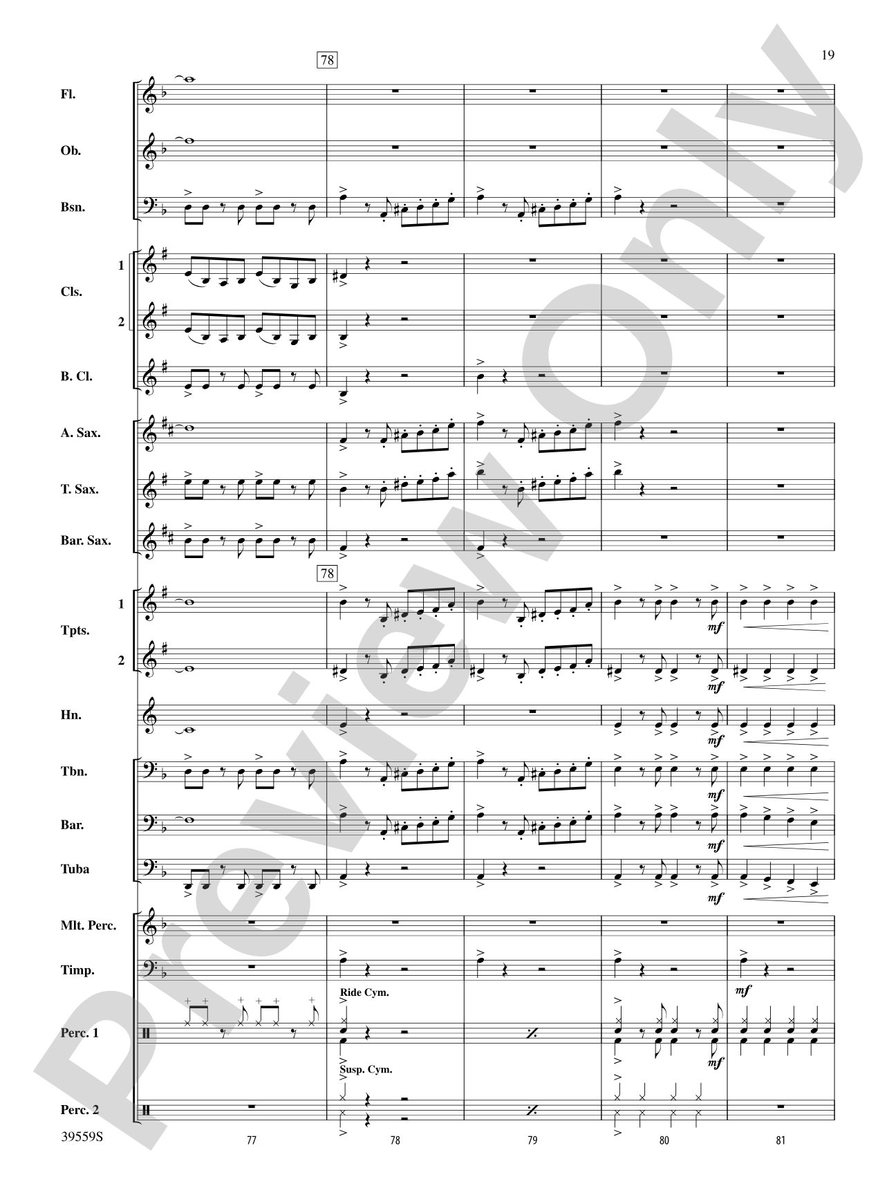 Wizards in Winter: Concert Band Conductor Score & Parts