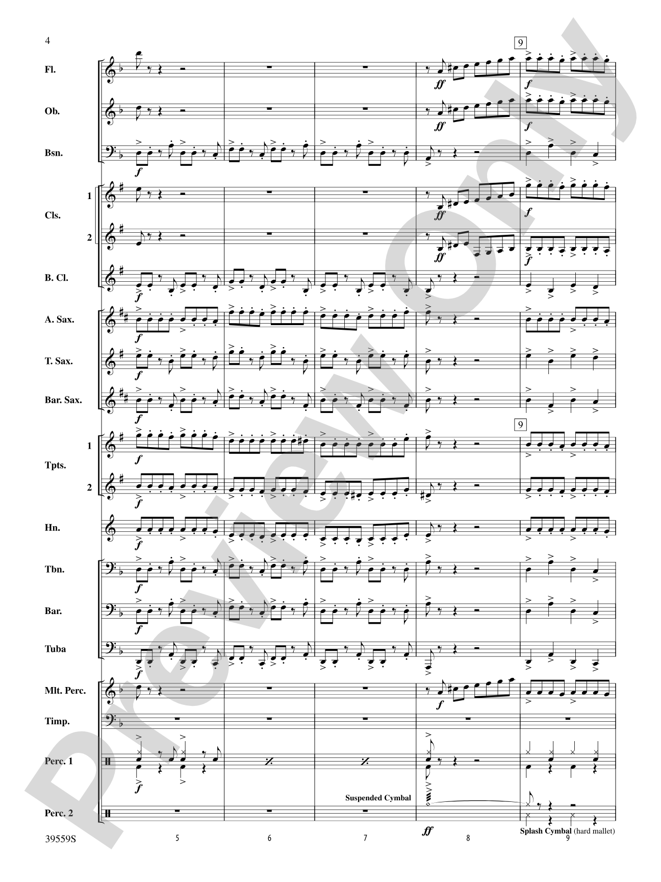 Wizards in Winter: Concert Band Conductor Score & Parts