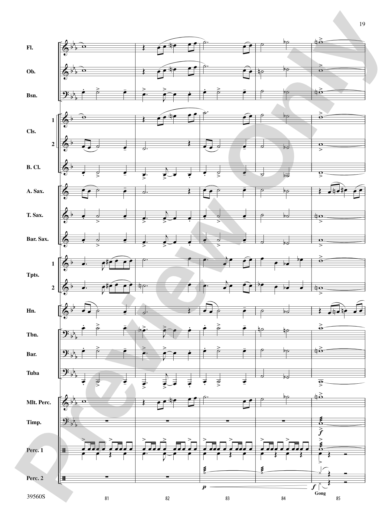 Pyramid of the Sun: Concert Band Conductor Score & Parts