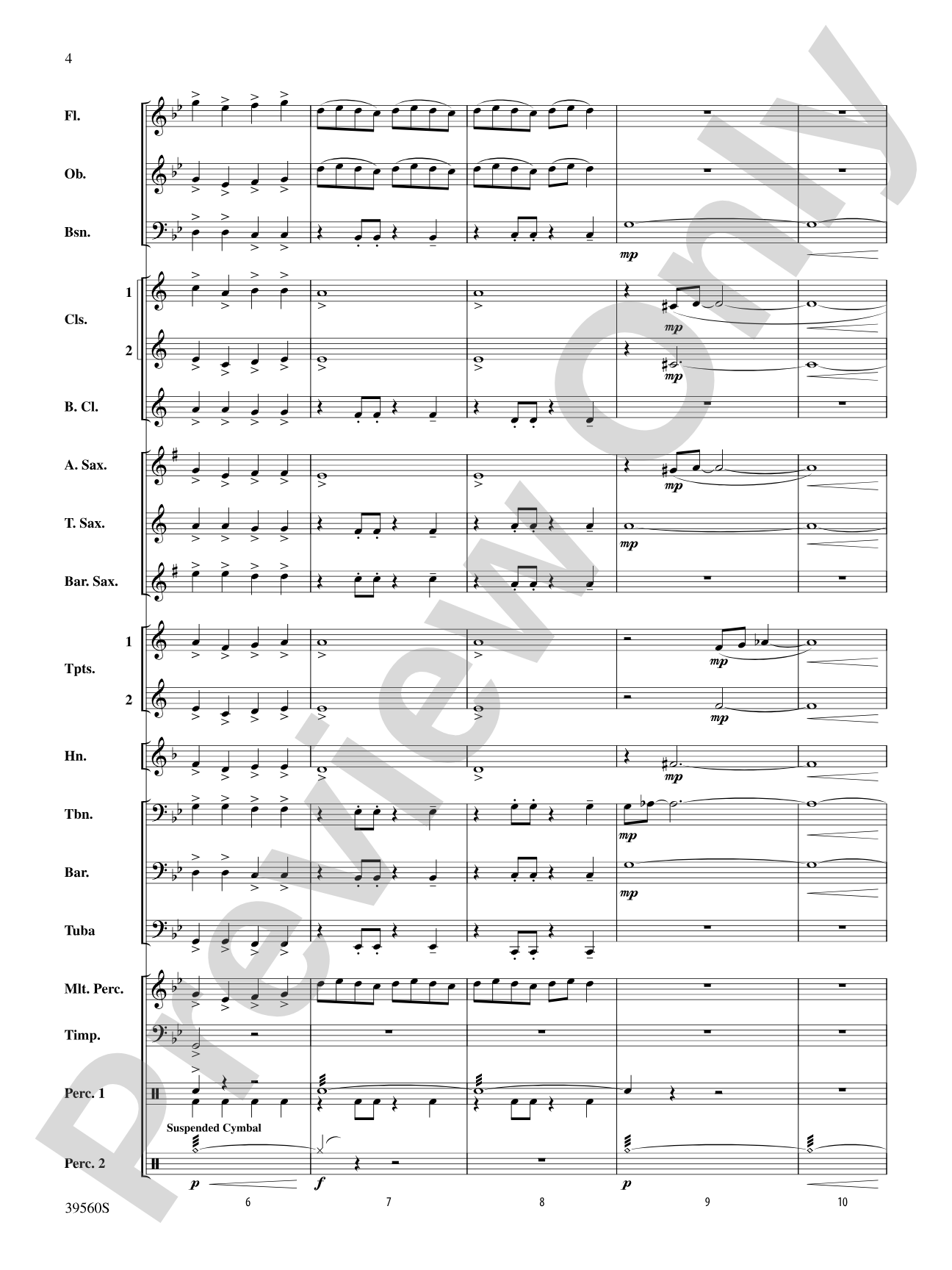 Pyramid of the Sun: Concert Band Conductor Score & Parts