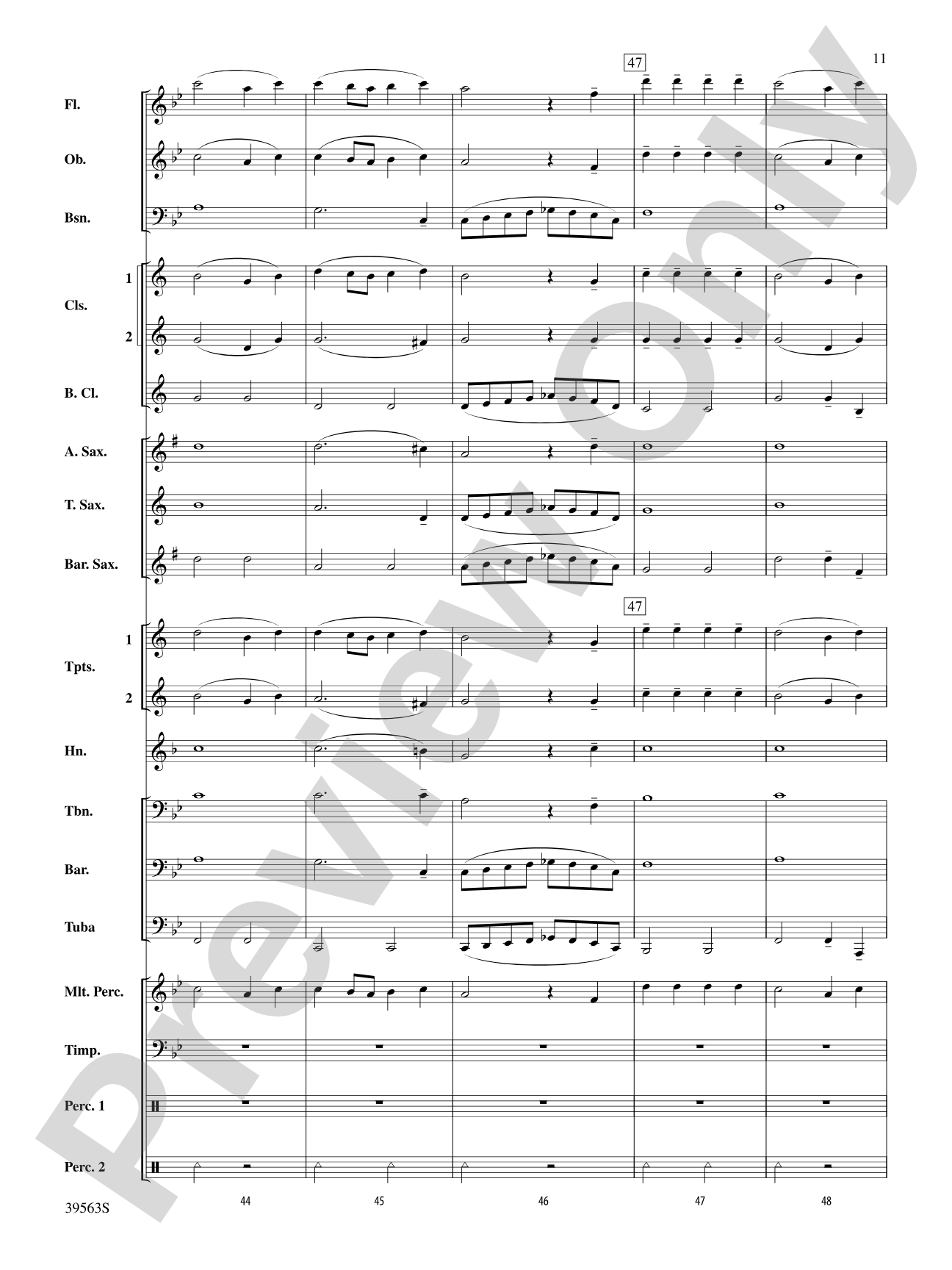 Academic Festival Overture: Score