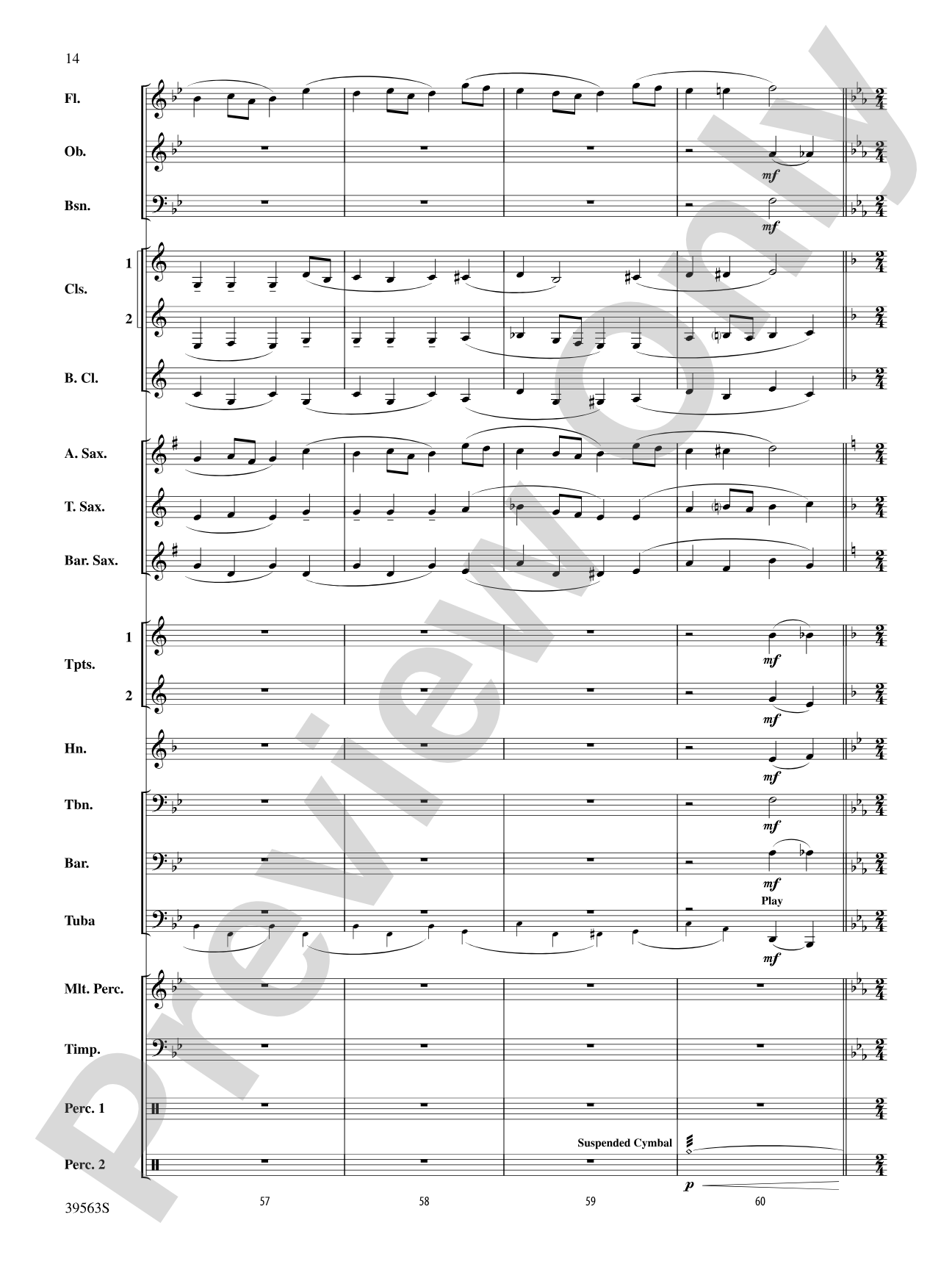 Academic Festival Overture: Score