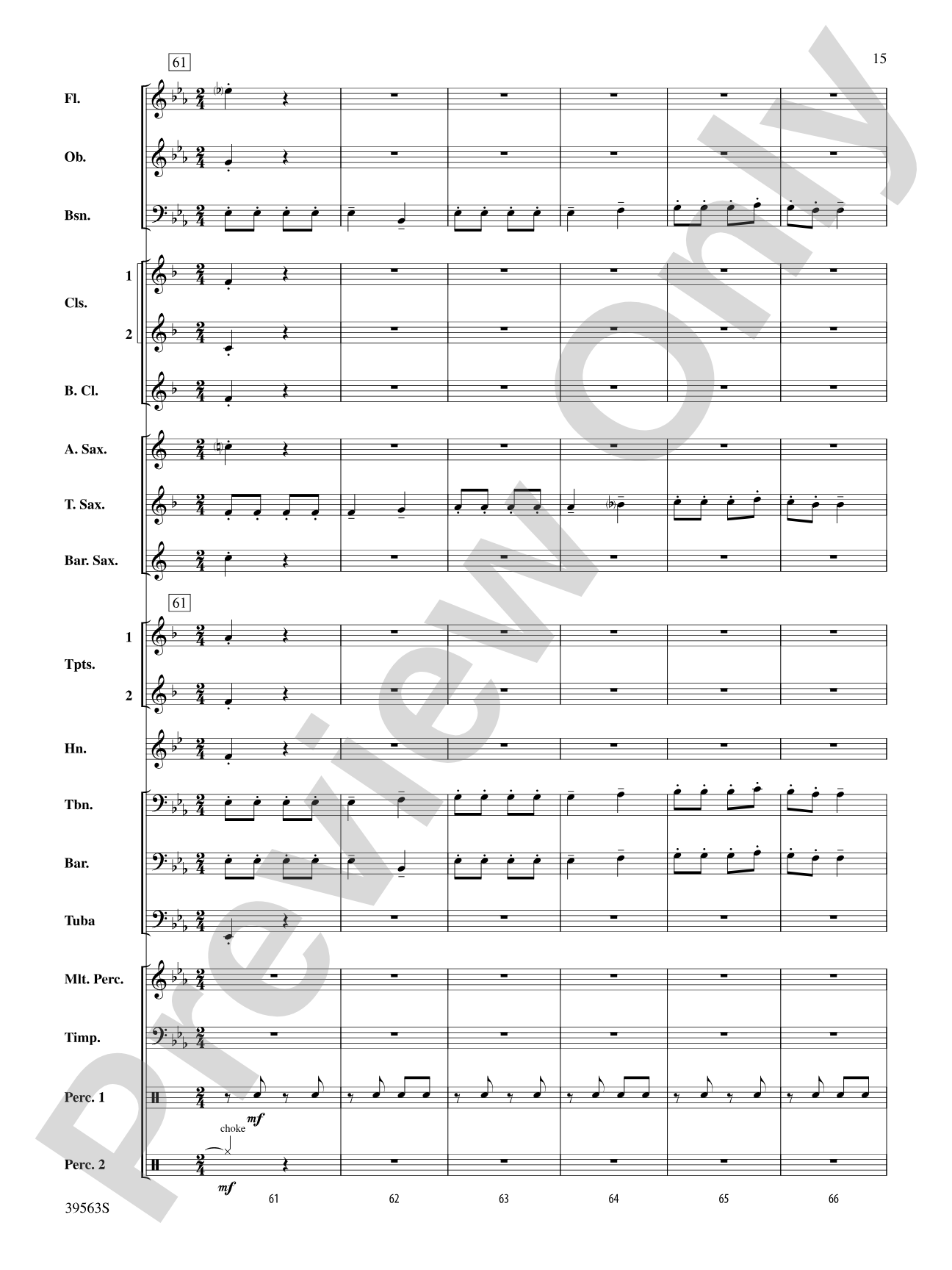 Academic Festival Overture: Score