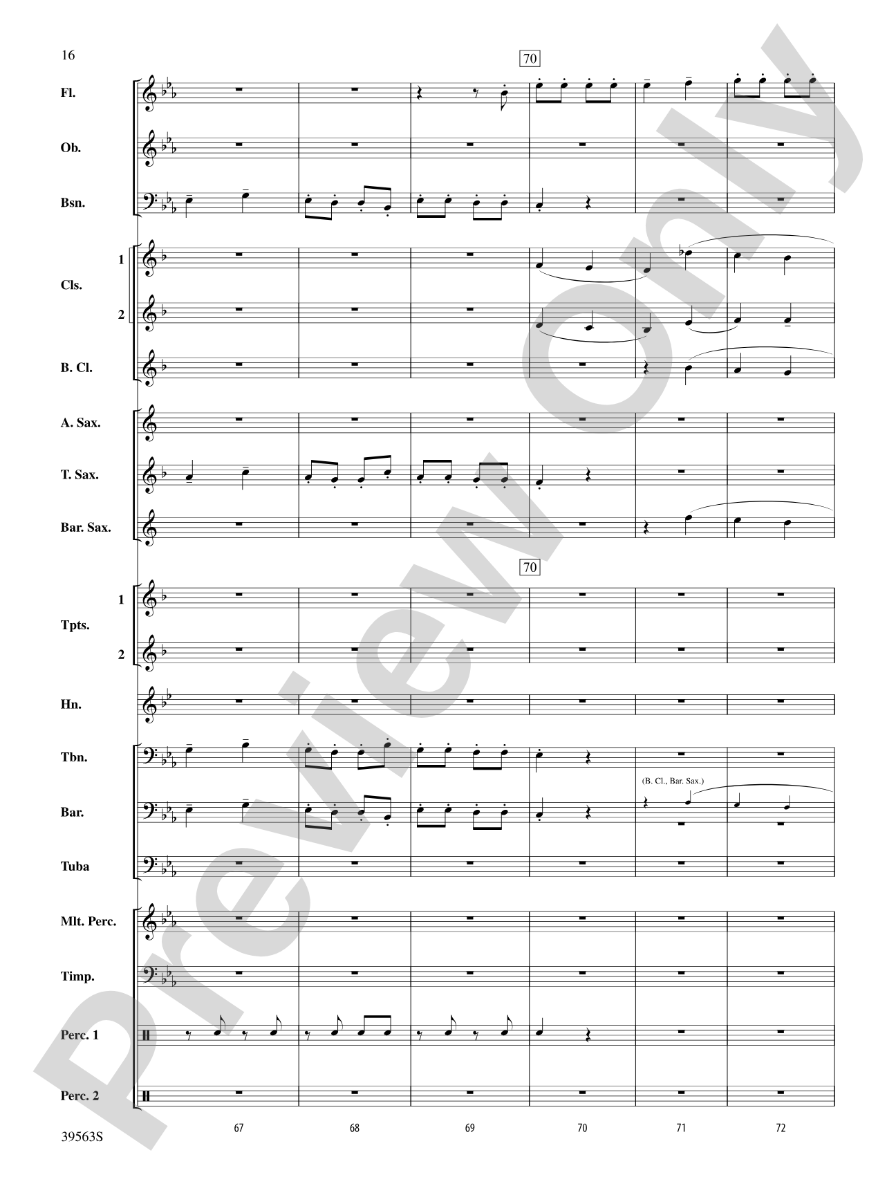 Academic Festival Overture: Score