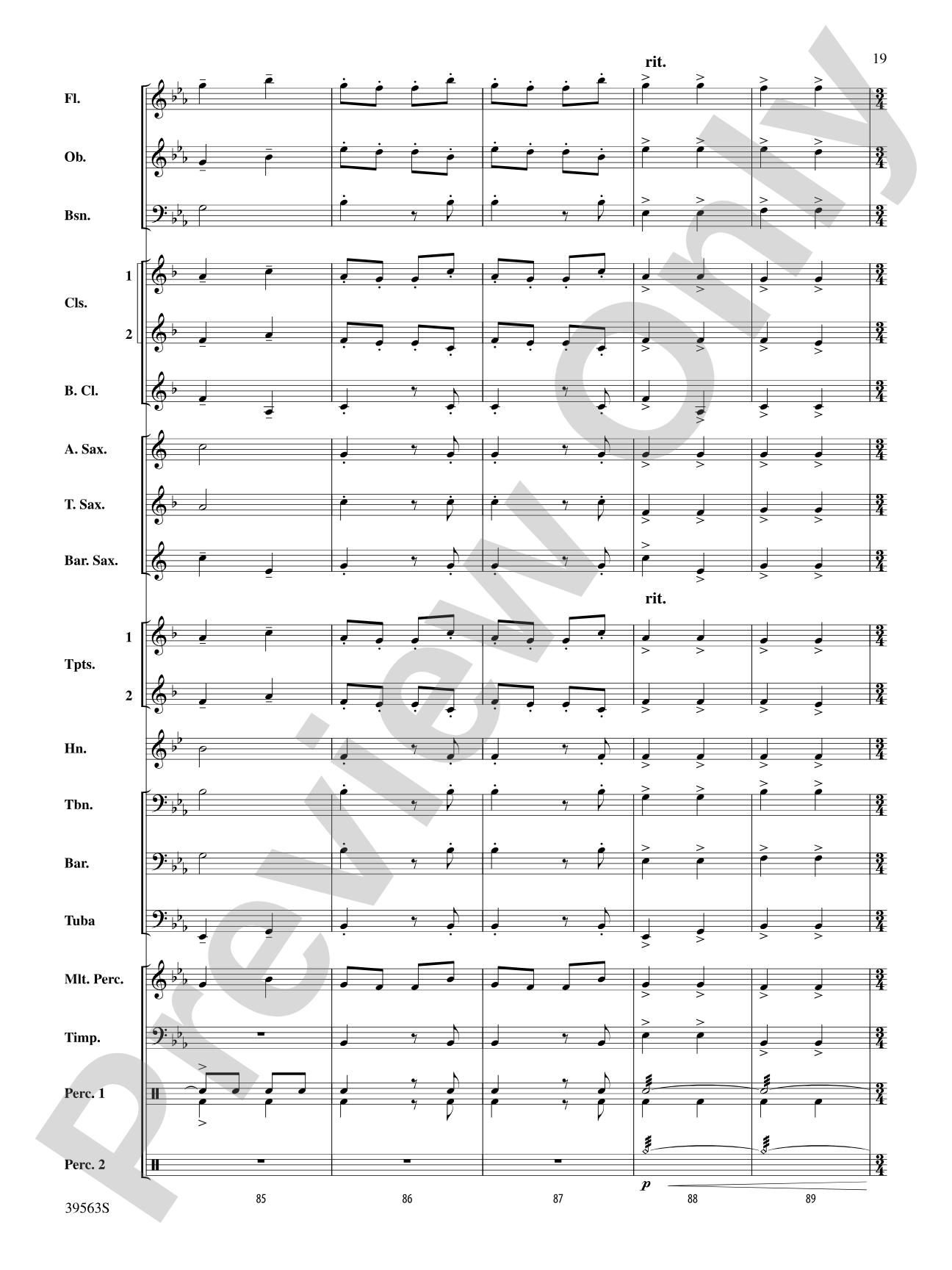 Academic Festival Overture: Score