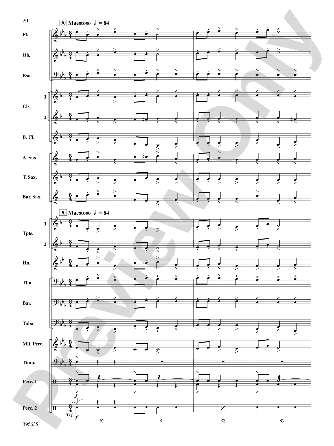 Academic Festival Overture: Score