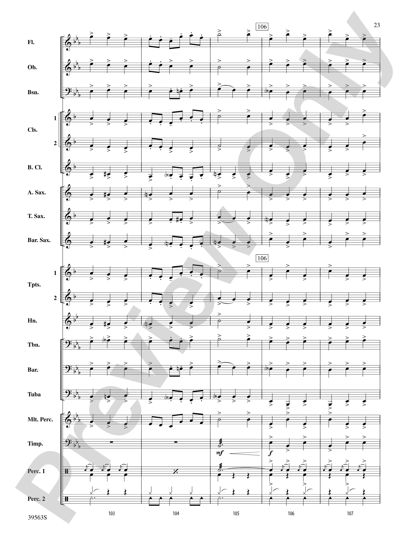 Academic Festival Overture: Score