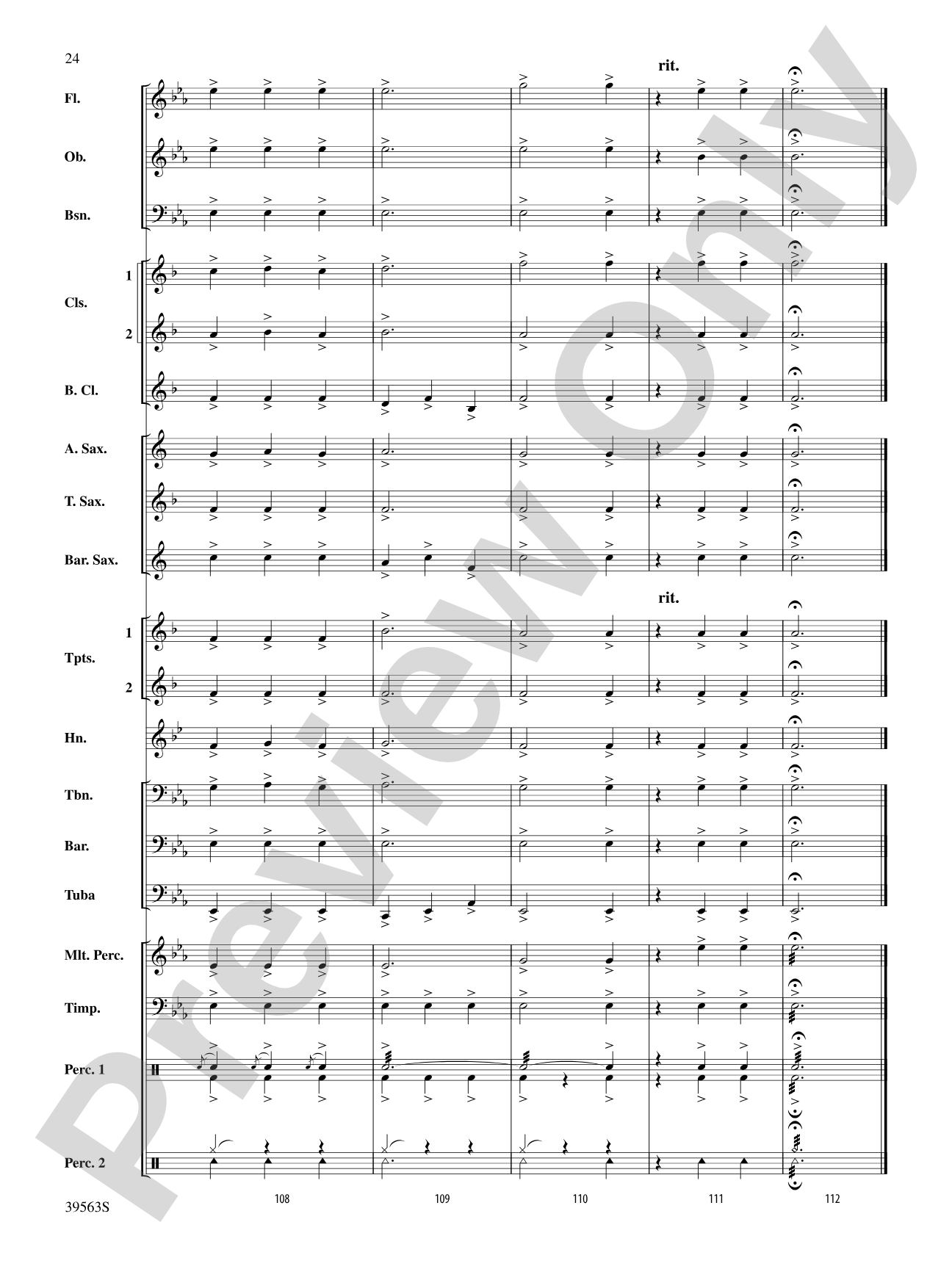 Academic Festival Overture: Score