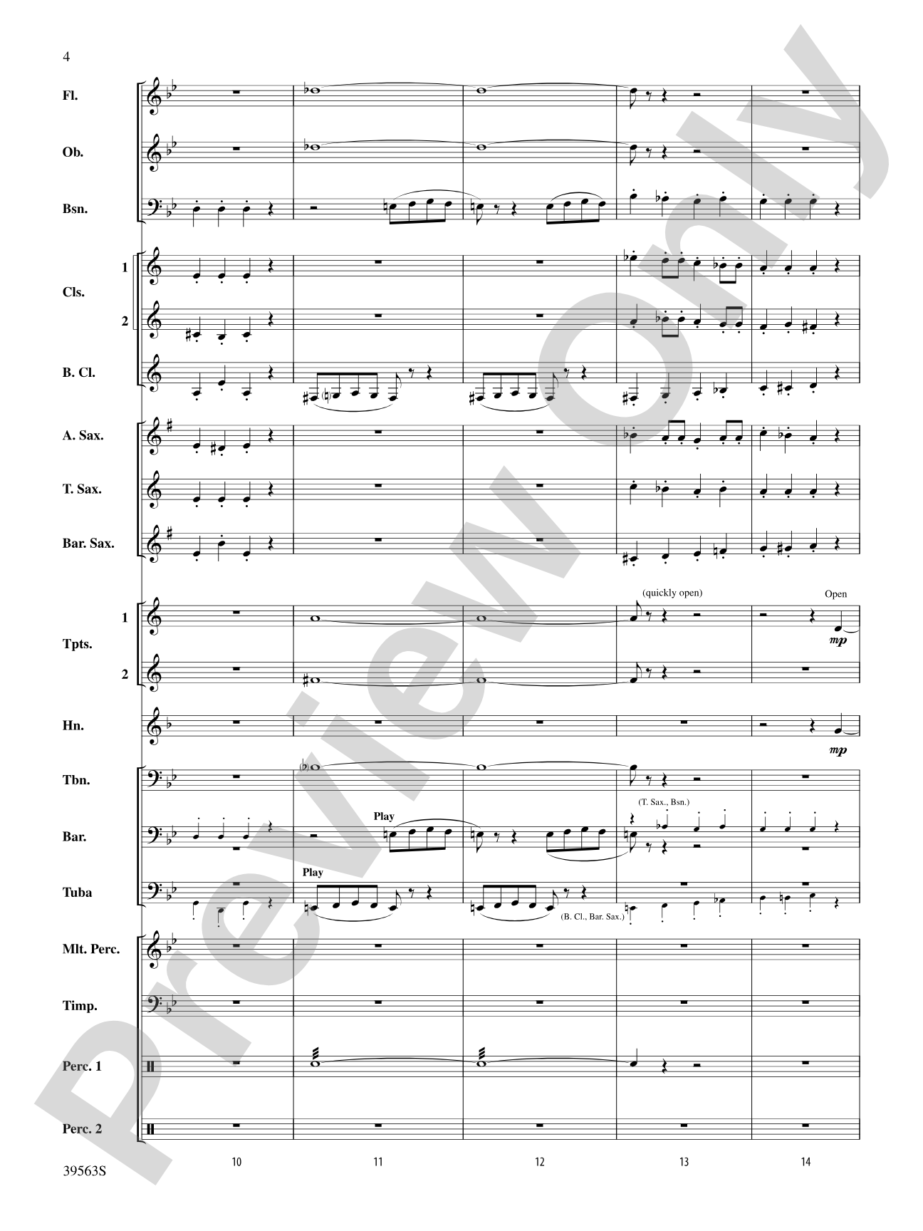 Academic Festival Overture: Score